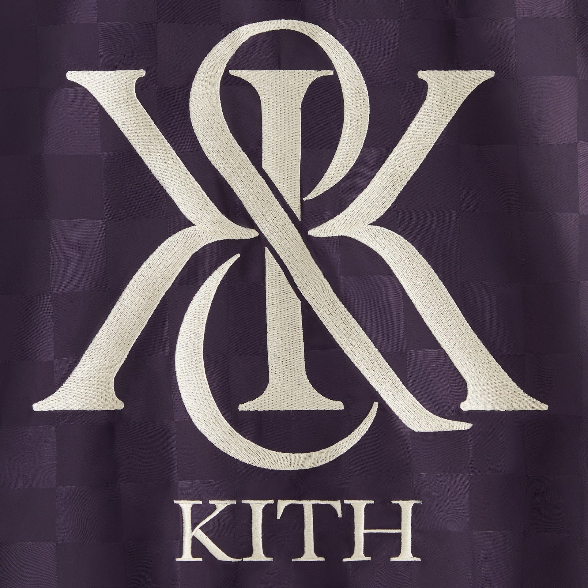 Kith Women Checkered Satin Dayton Combo Pullover - Nightshade PH