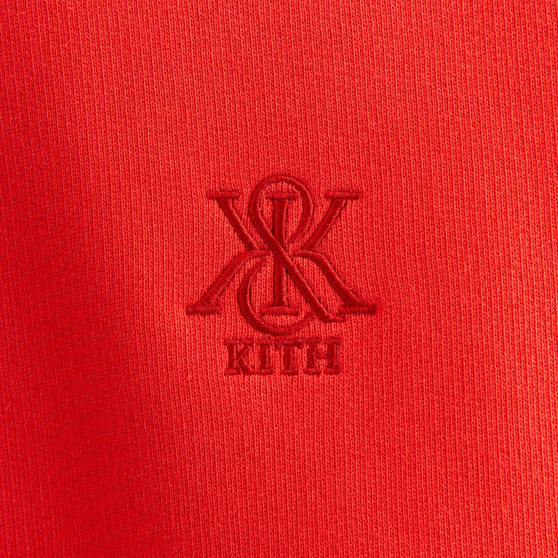 Kith Women Asher Crest Crewneck - Cinnabar