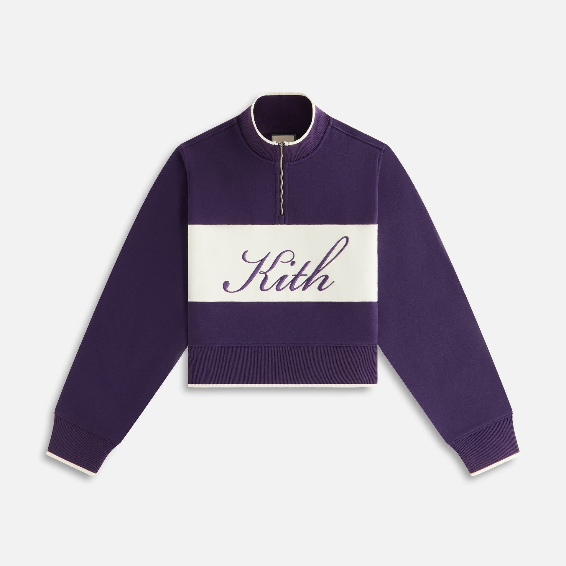 Kith Women Hunter II Script Quarter Zip - Nightshade