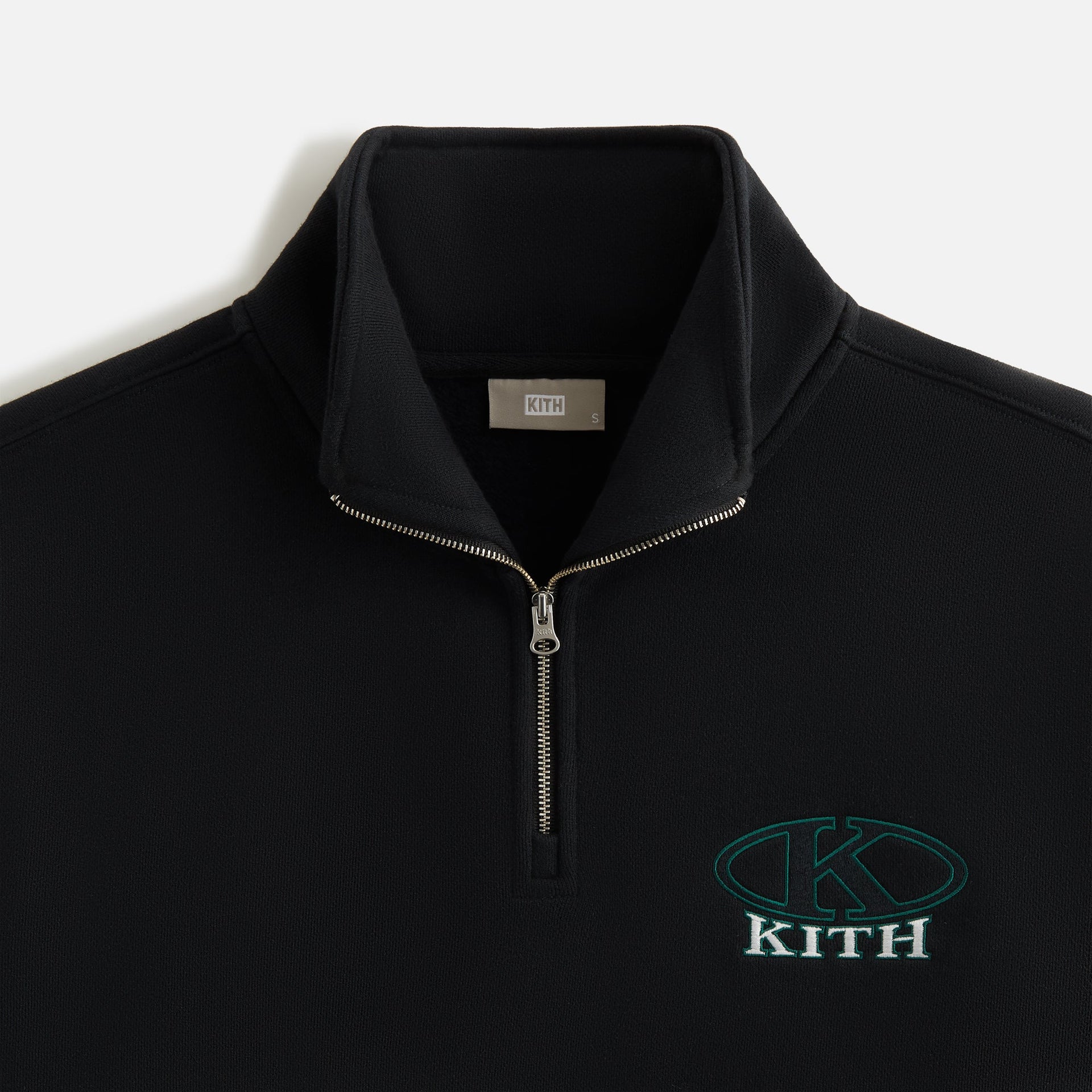 Kith Women Ellipse Logo Hunter III Quarter Zip - Black