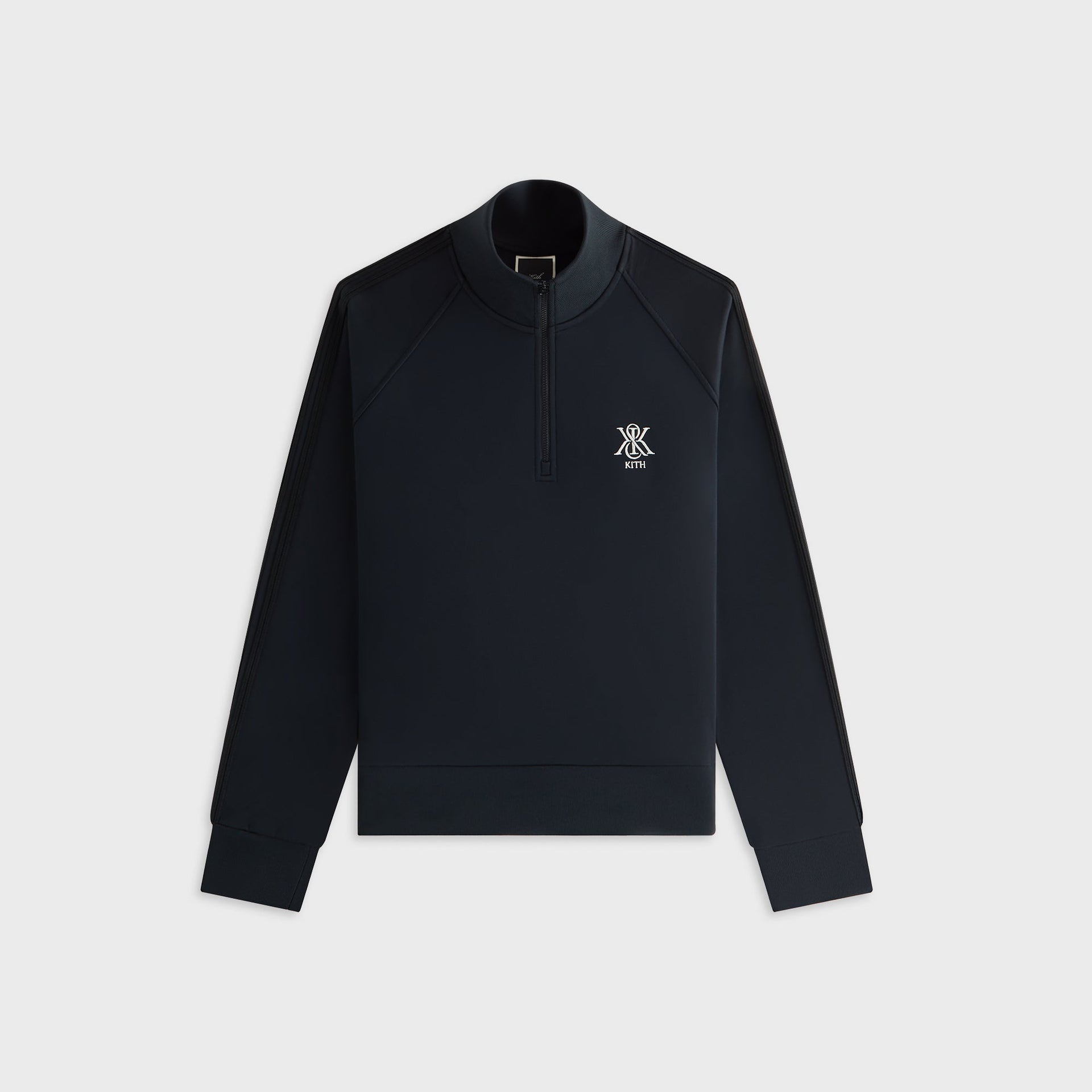 Kith Women Everly Tricot Track Quarter Zip - Black - PH