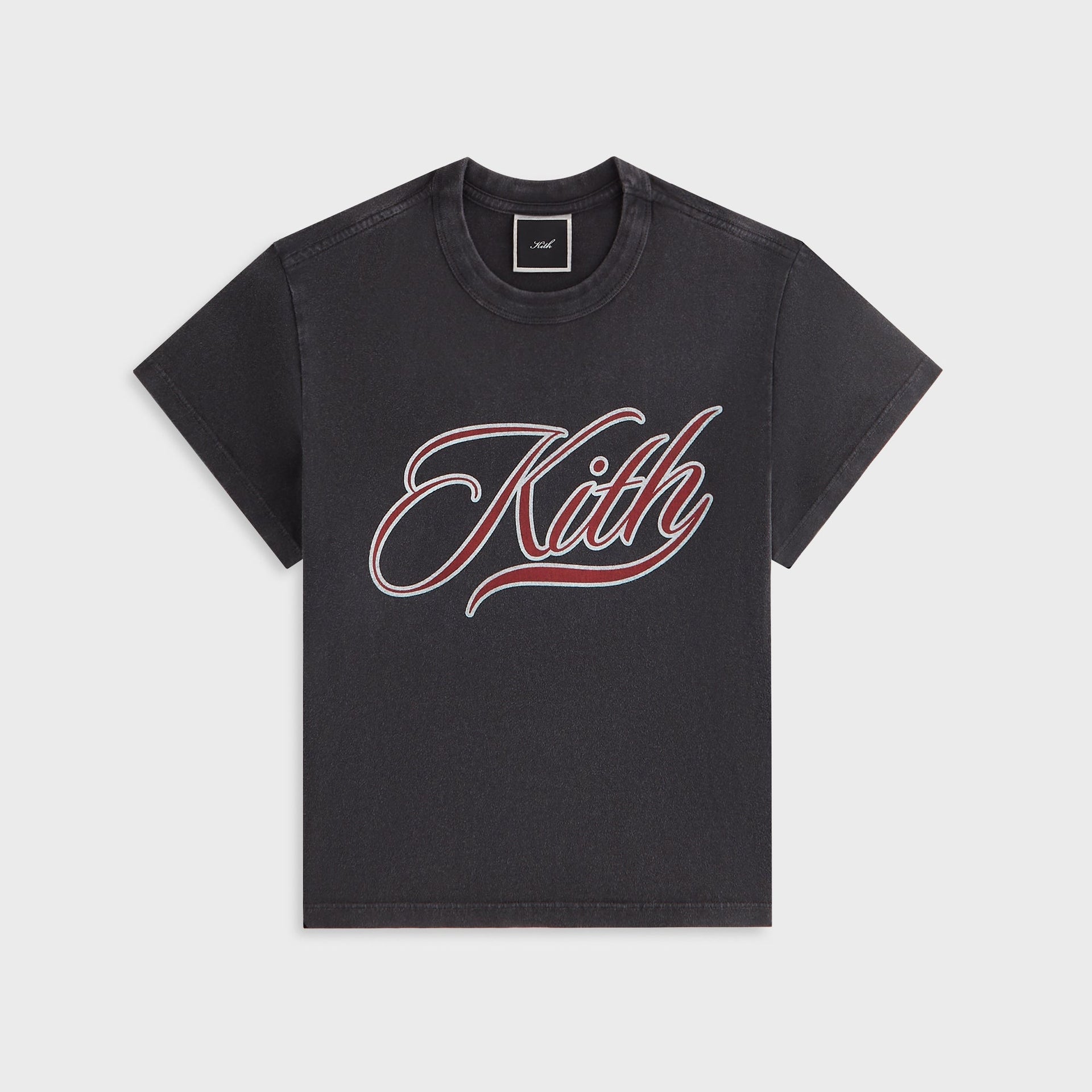 Kith Women Mulberry Vintage Varsity Tee - Black - PH