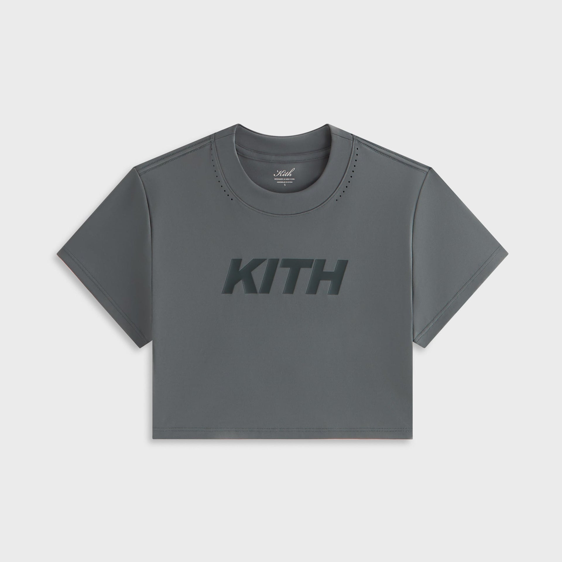 Kith Women Misha Crop Speed Logo Tee - Machine - PH