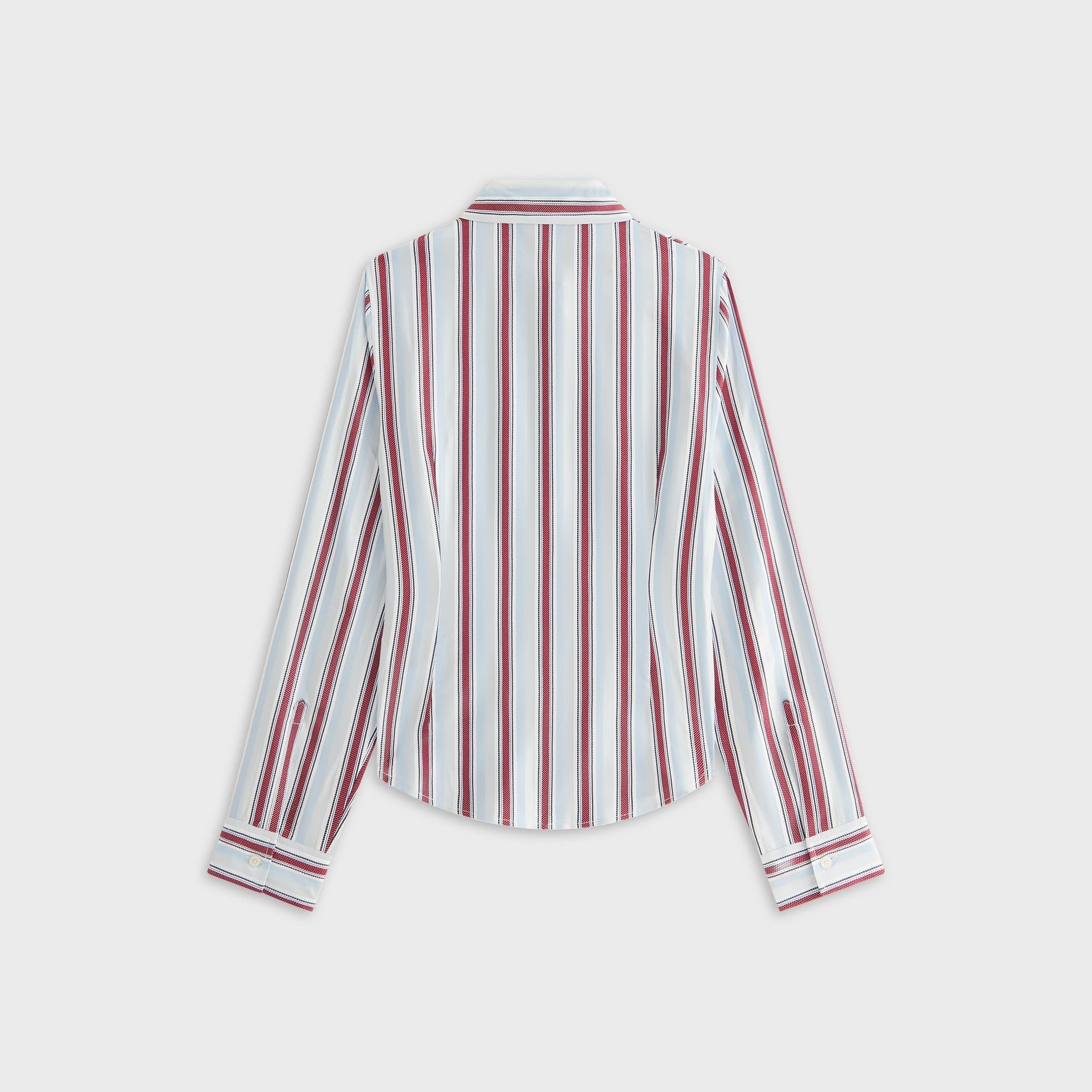 Kith Women Sidney Stripe Asymmetrical Shirt - Tin - PH