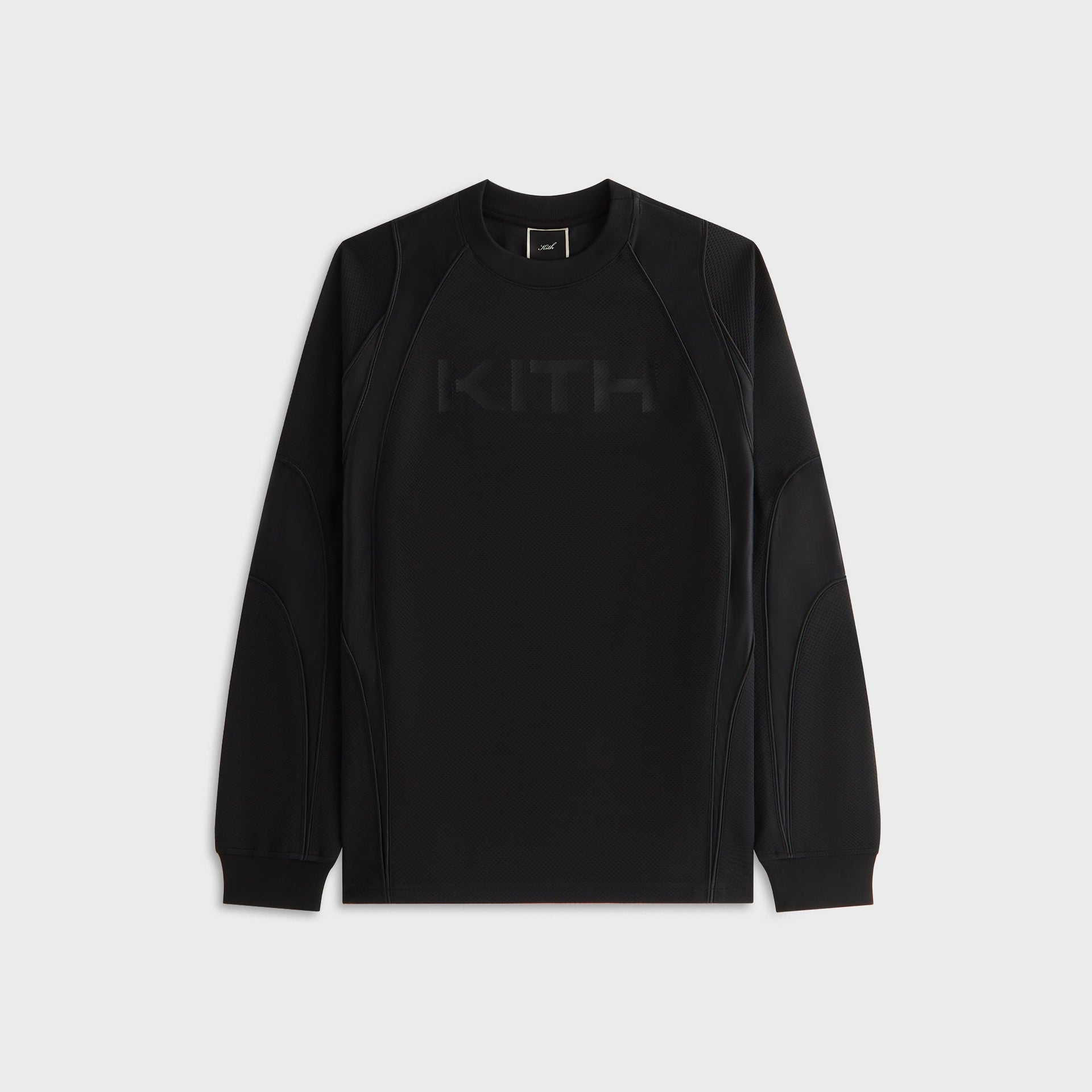 Kith Women Ridley Panelled Tech Long Sleeve - Black - PH