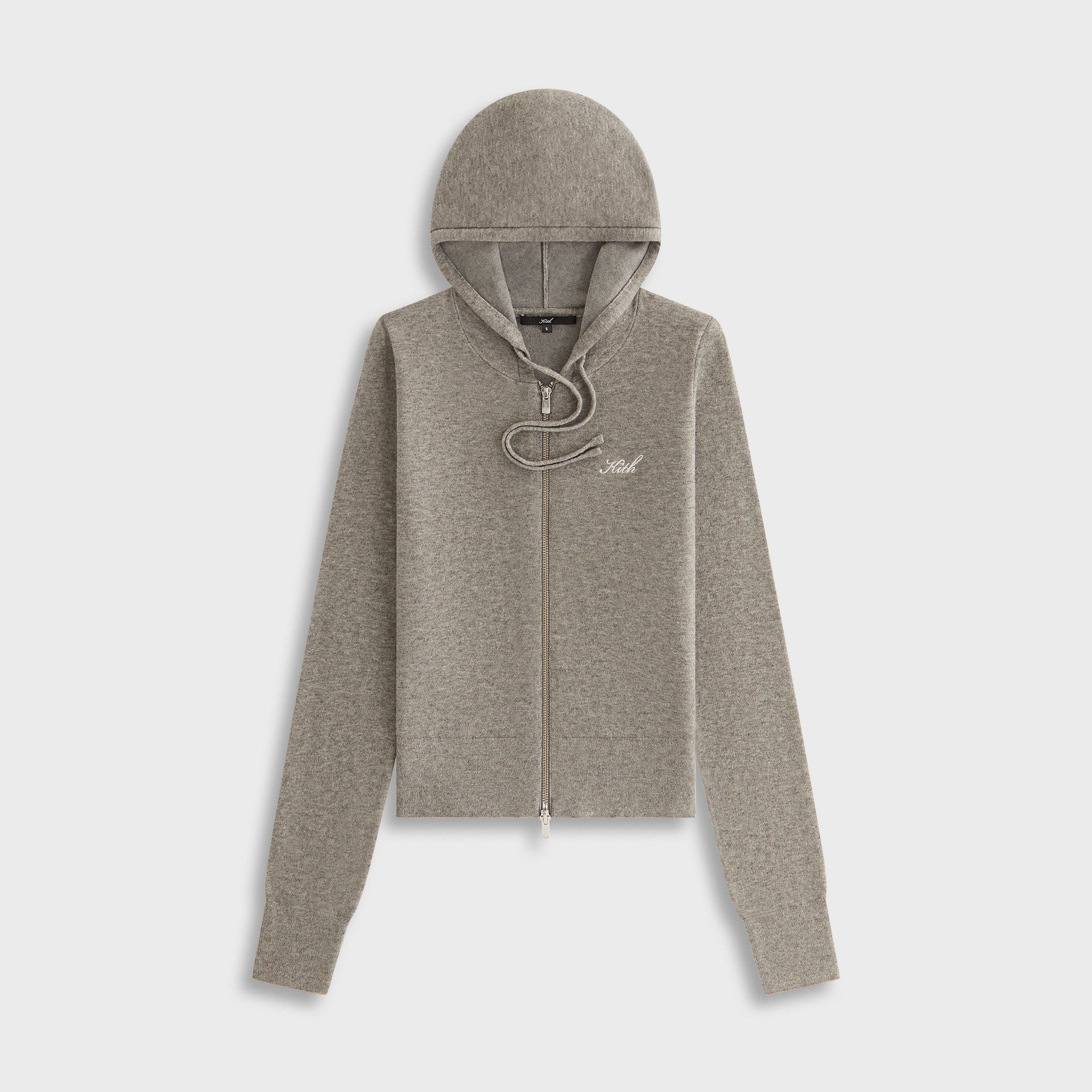 Kith Women Faryn Hooded Zip Sweater - Graphite - PH
