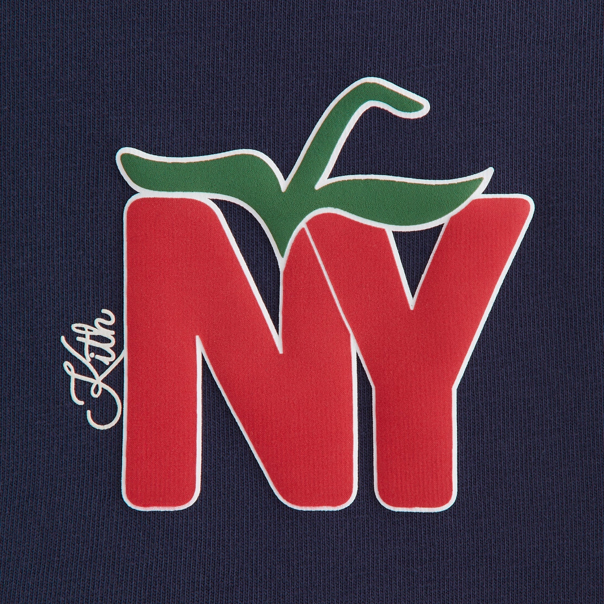 Kith Women Mulberry NY Apple Vintage Tee - Nocturnal - PH