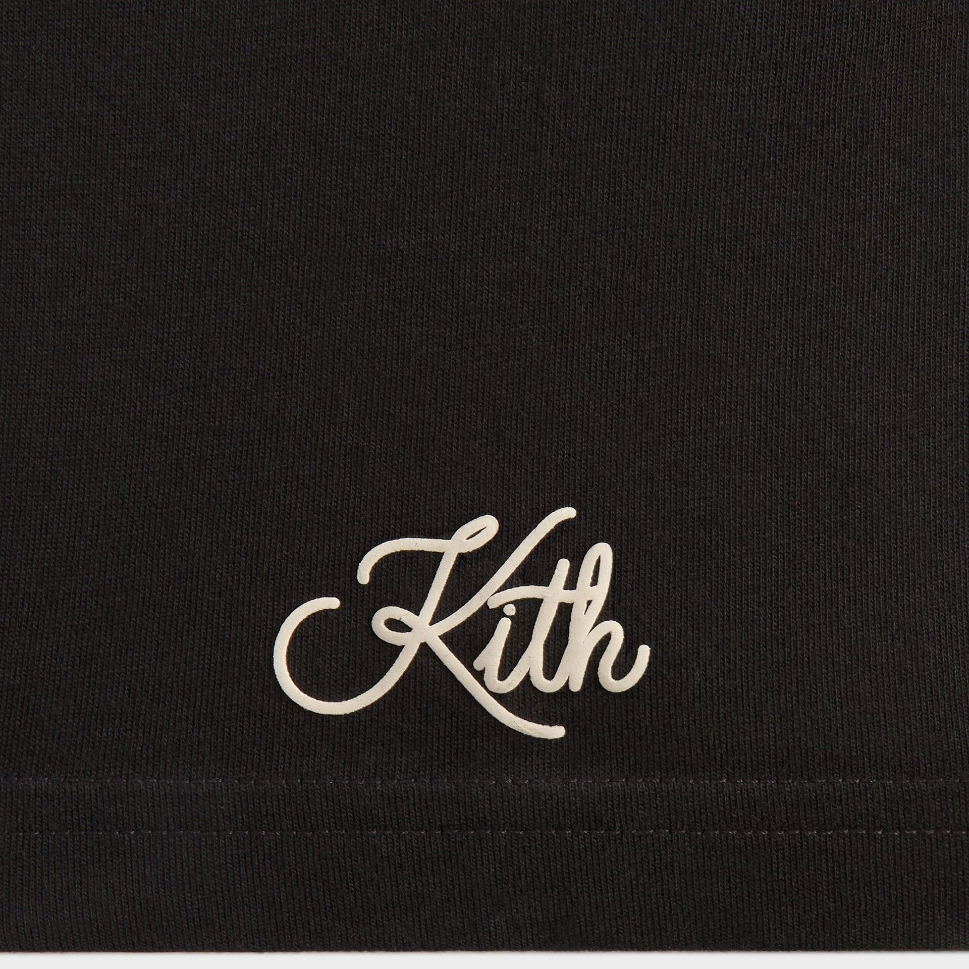 Kith Women Mockneck Vintage NY Apple Tee - Black - PH