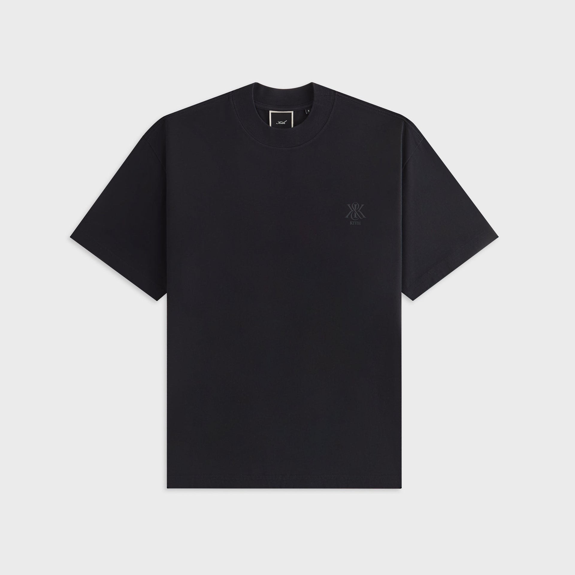 Kith Women Mockneck Vintage Sueded Tee - Black