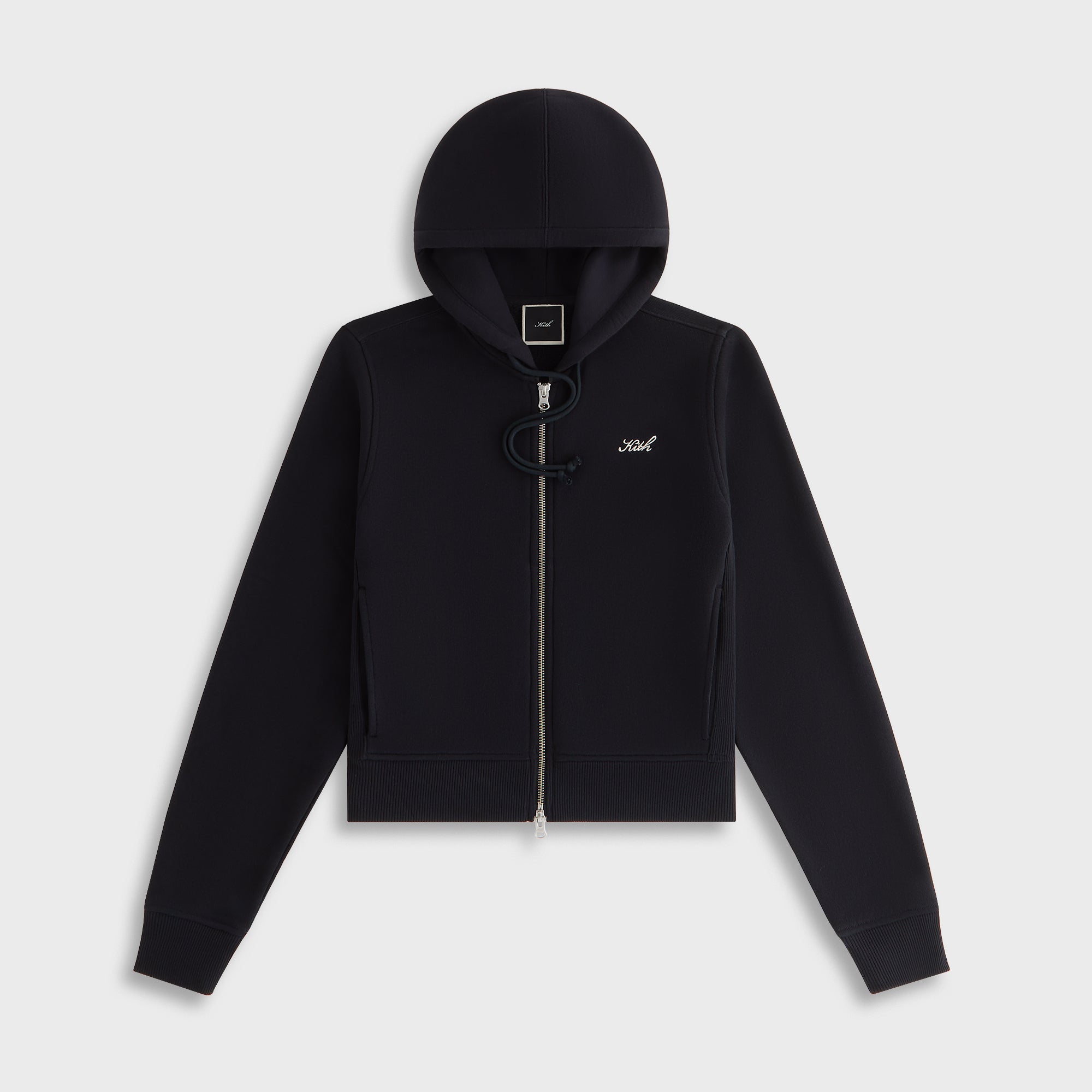 Kith Women Tye Zip Hoodie - Black – Kith Canada