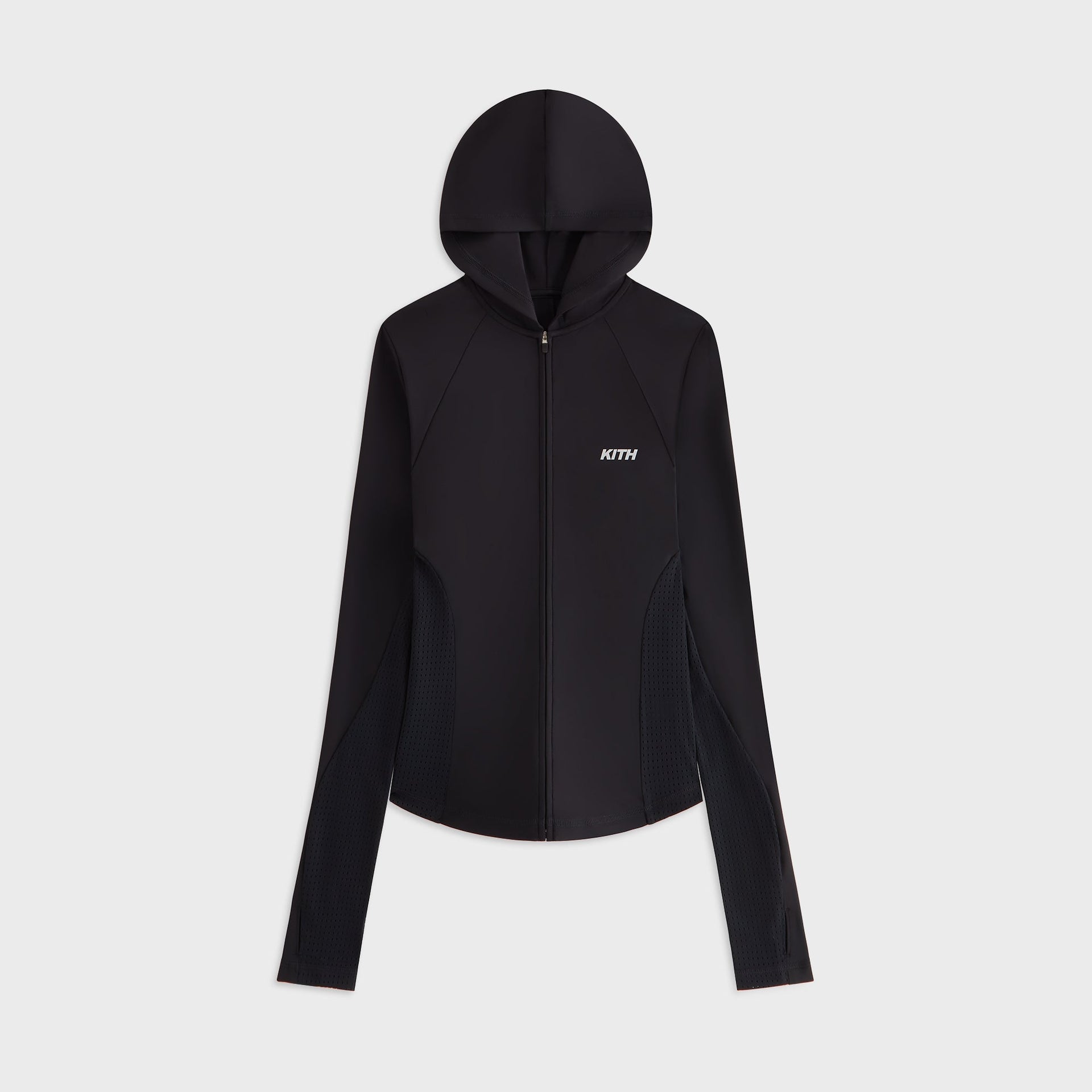 Kith Women Alyza Paneled Zip Hoodie - Black - PH