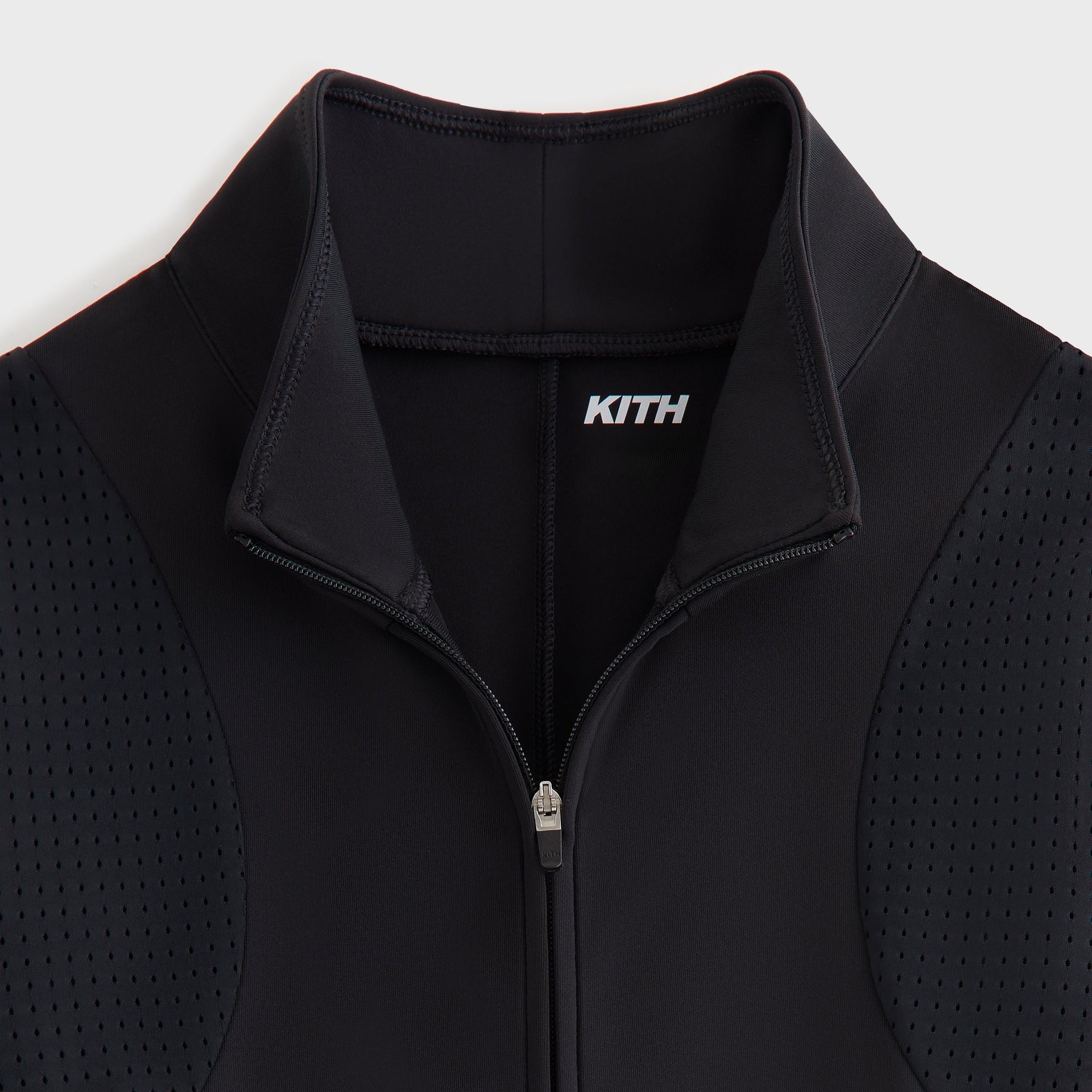 Kith Women Alida II Paneled Zip Top - Black - PH