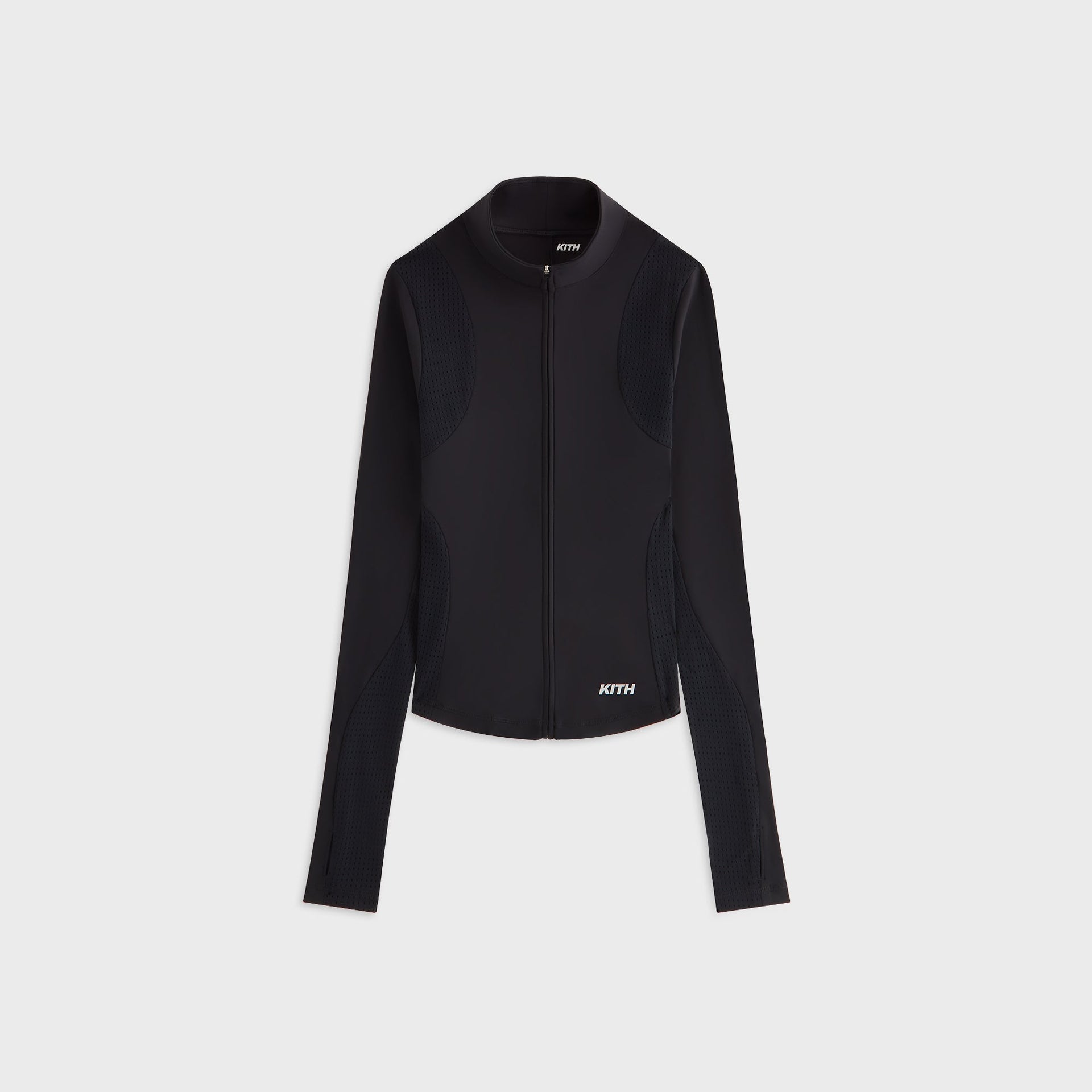 Kith Women Alida II Paneled Zip Top - Black - PH