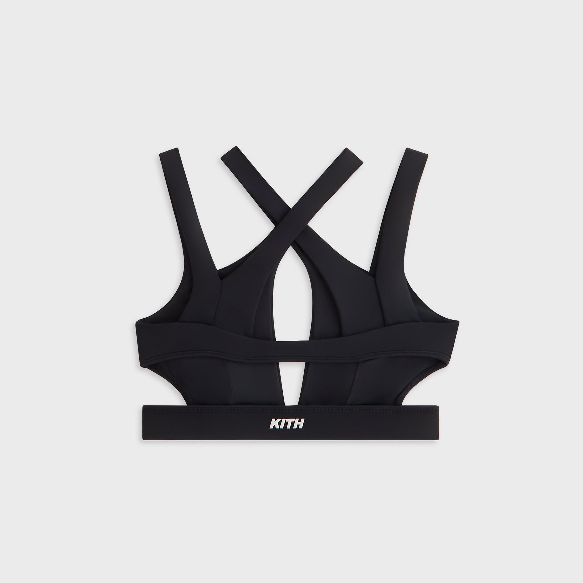 Kith Women Enhance Cross Halter Bra - Black - PH