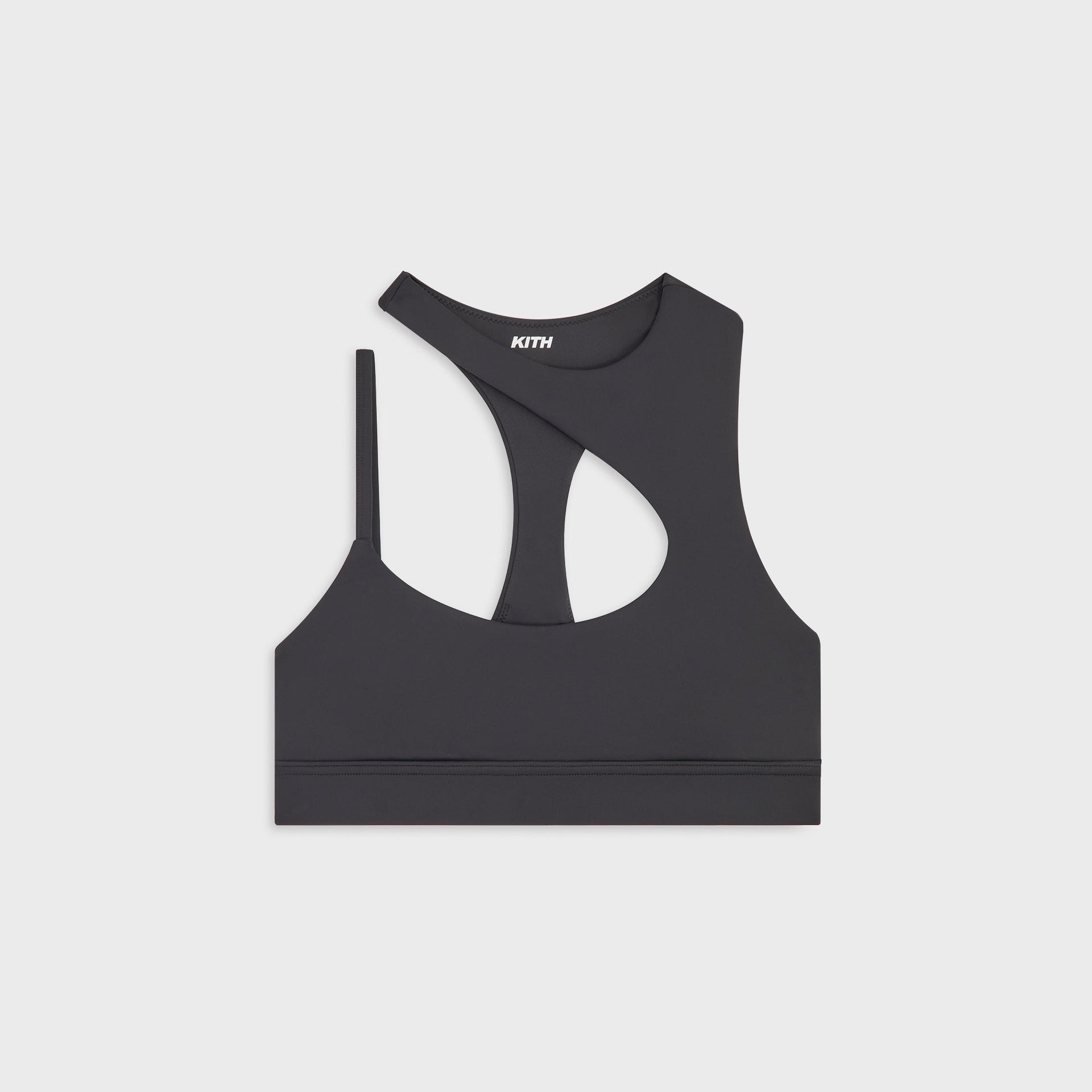 Kith Women Enhance Asymmetrical Racerback Bra - Black - PH