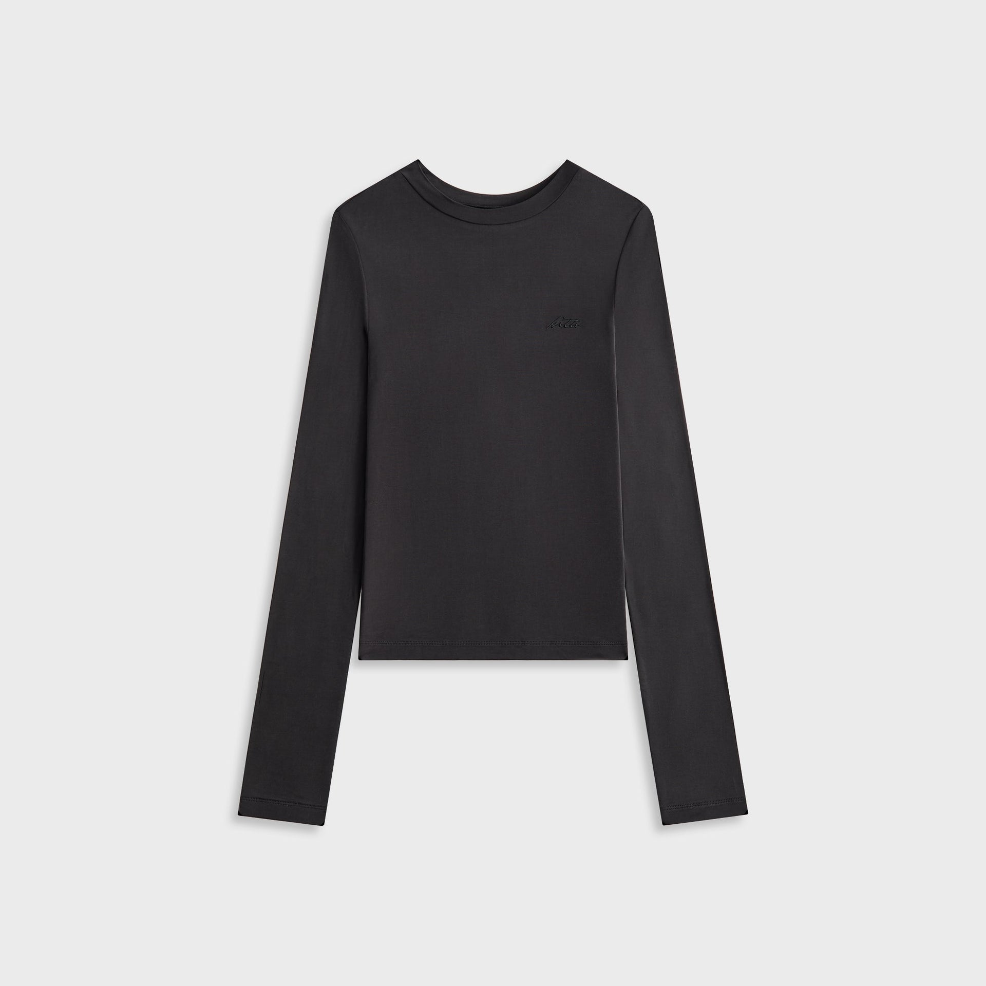 Kith Women Nori Cupro Long Sleeve - Black