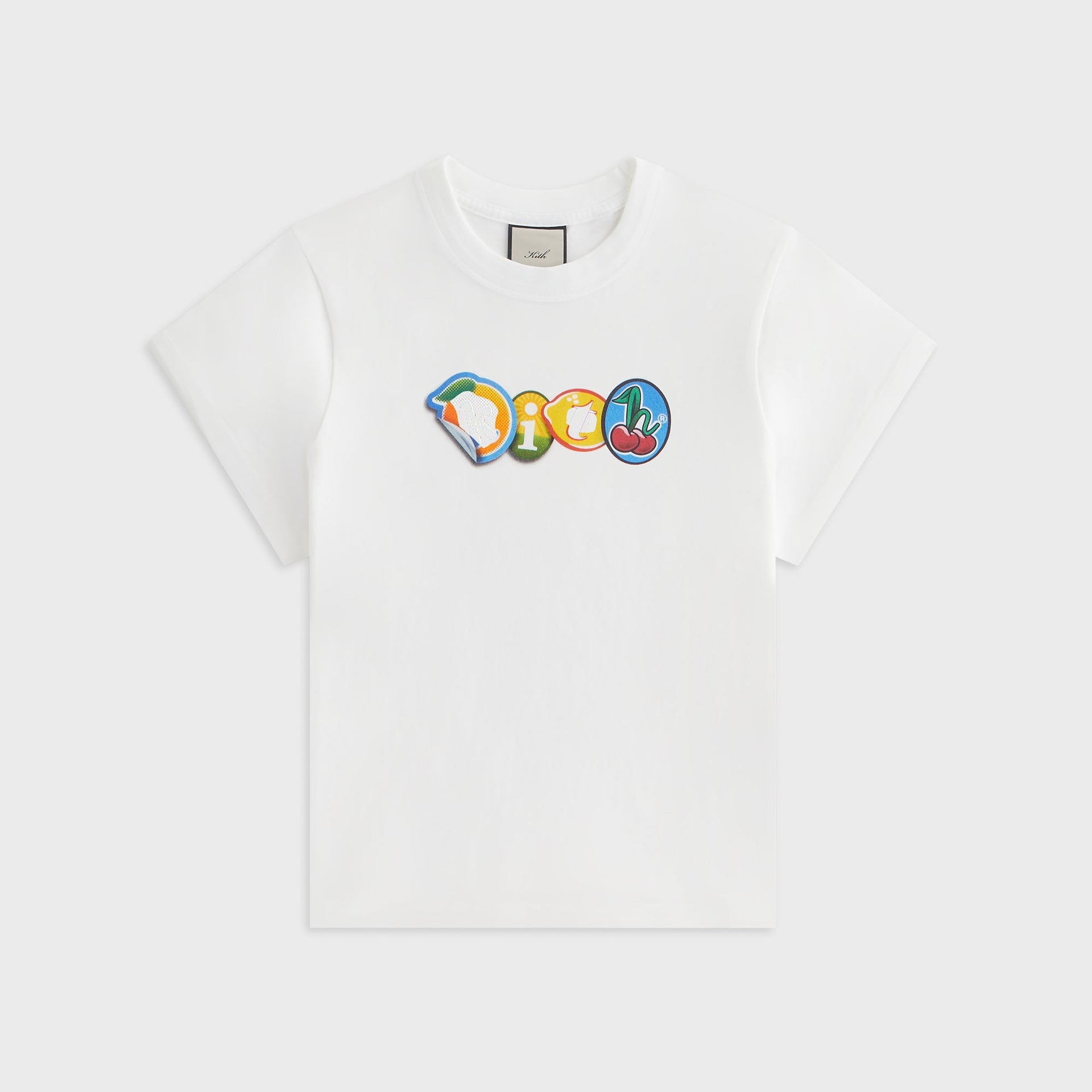 Kith Women Mulberry Vintage Sticker Tee - White