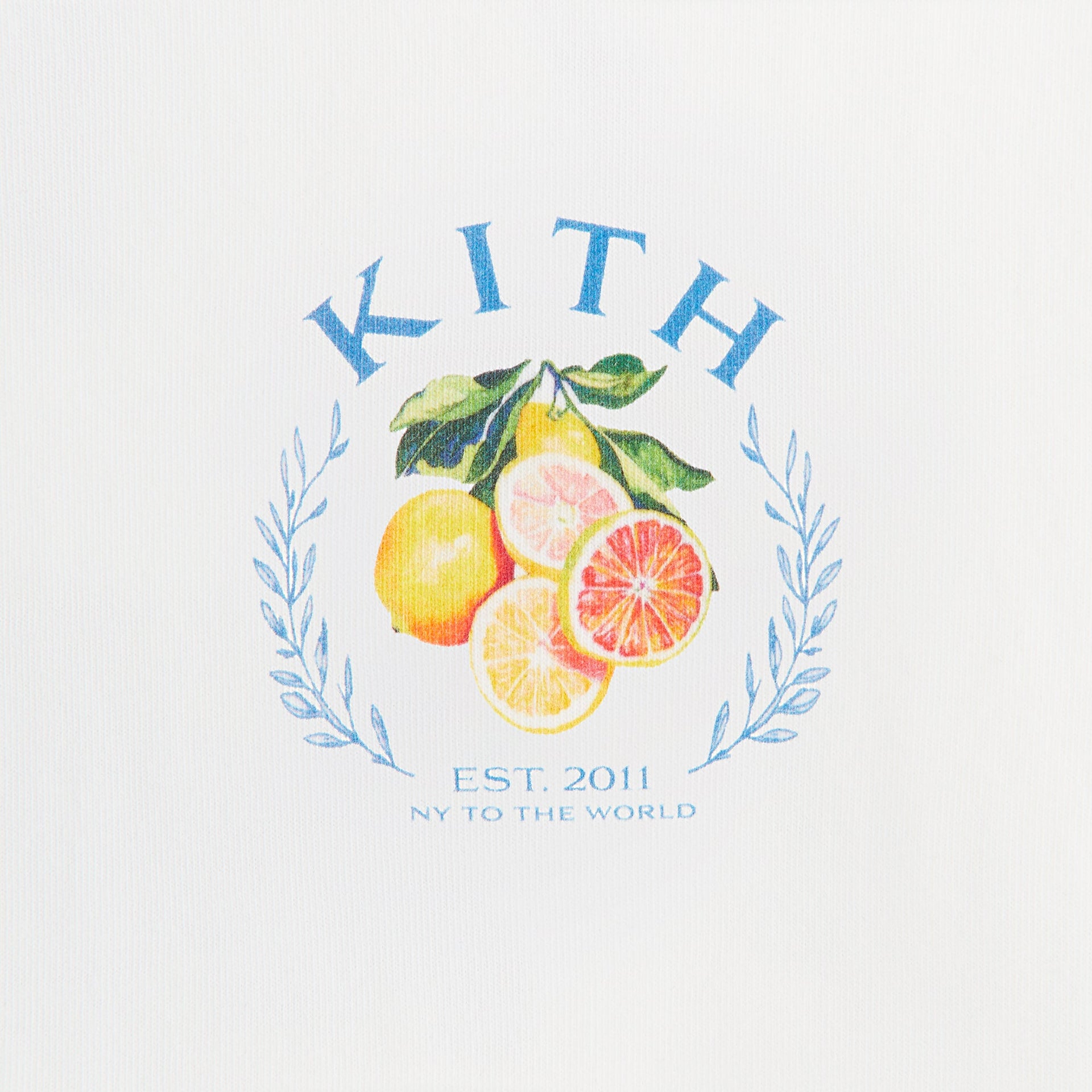 Kith Women Vintage Citrus Crest Tee - White