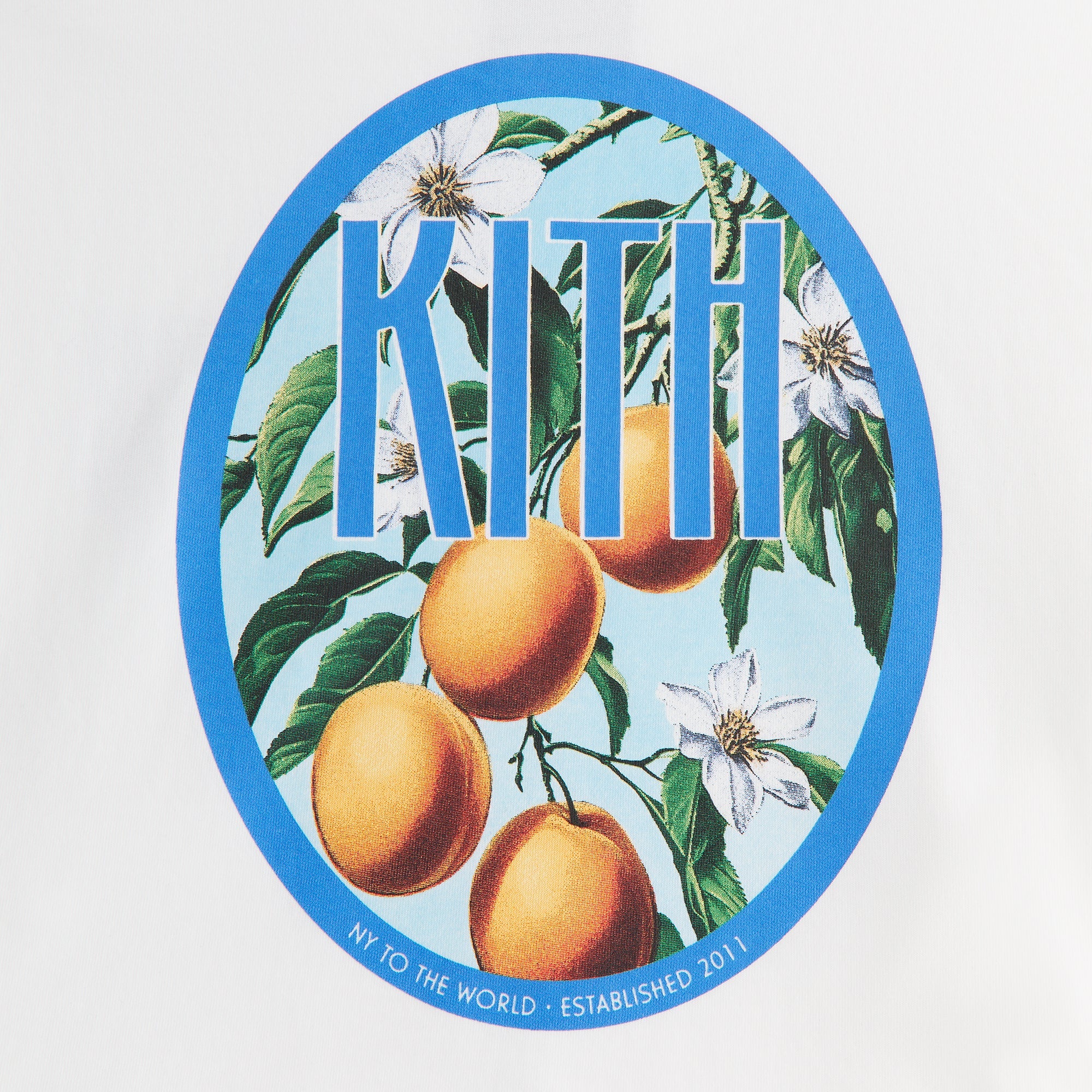 Kith Women Jasper Summer Peach Long Sleeve - White – Kith Canada