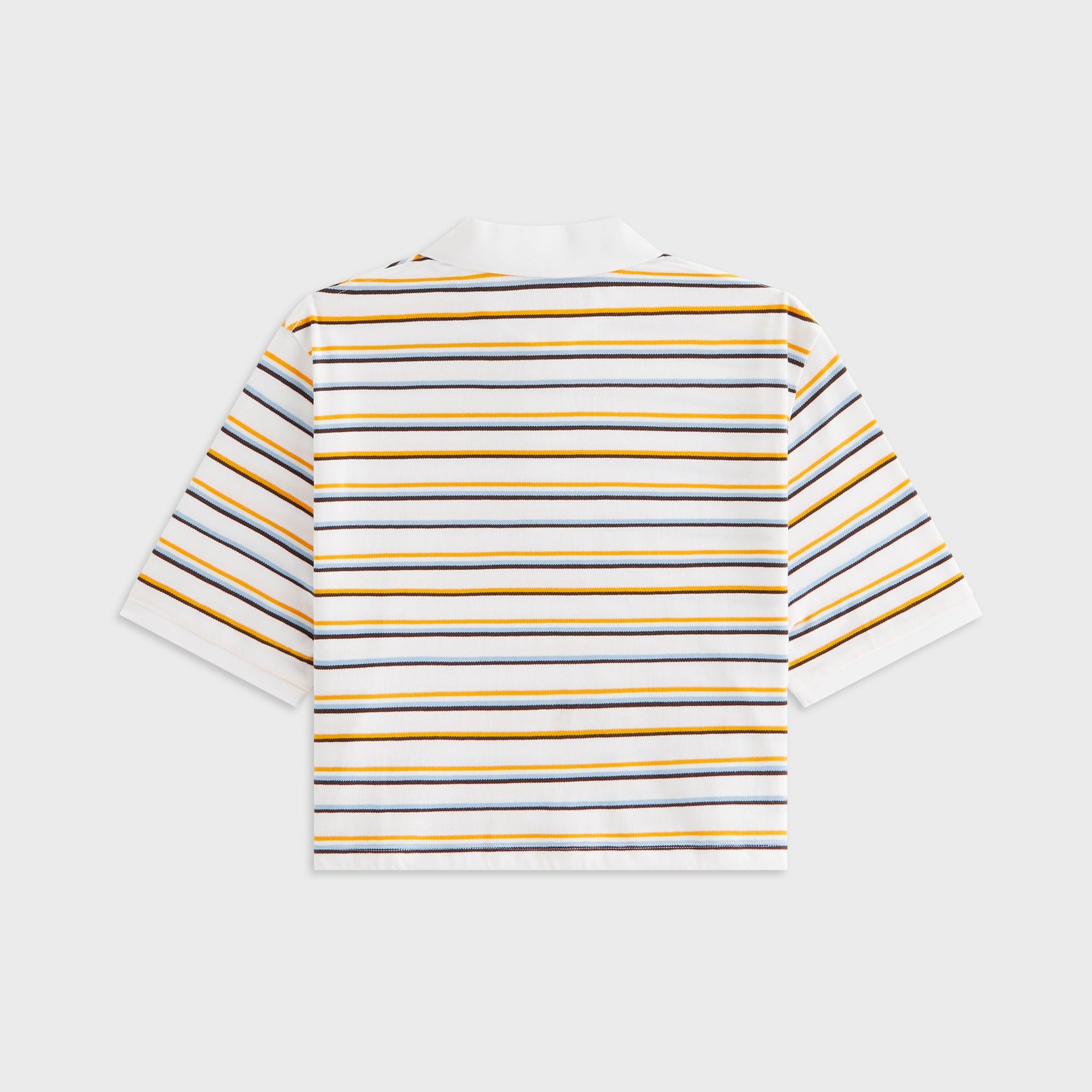 Kith Women Sadie Stripe Pique Polo - White