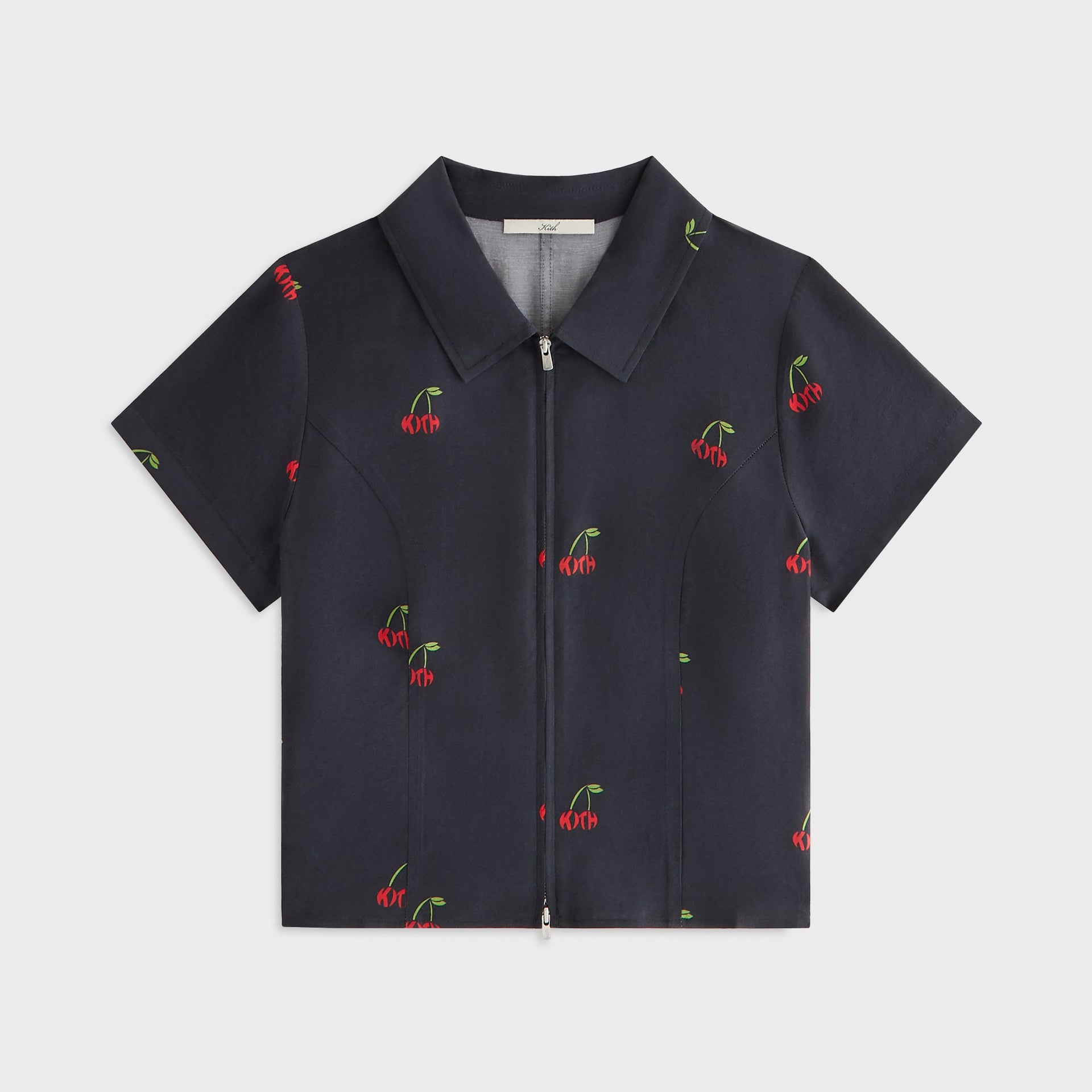 Kith Women Cayla Cherry Zip Shirt - Black
