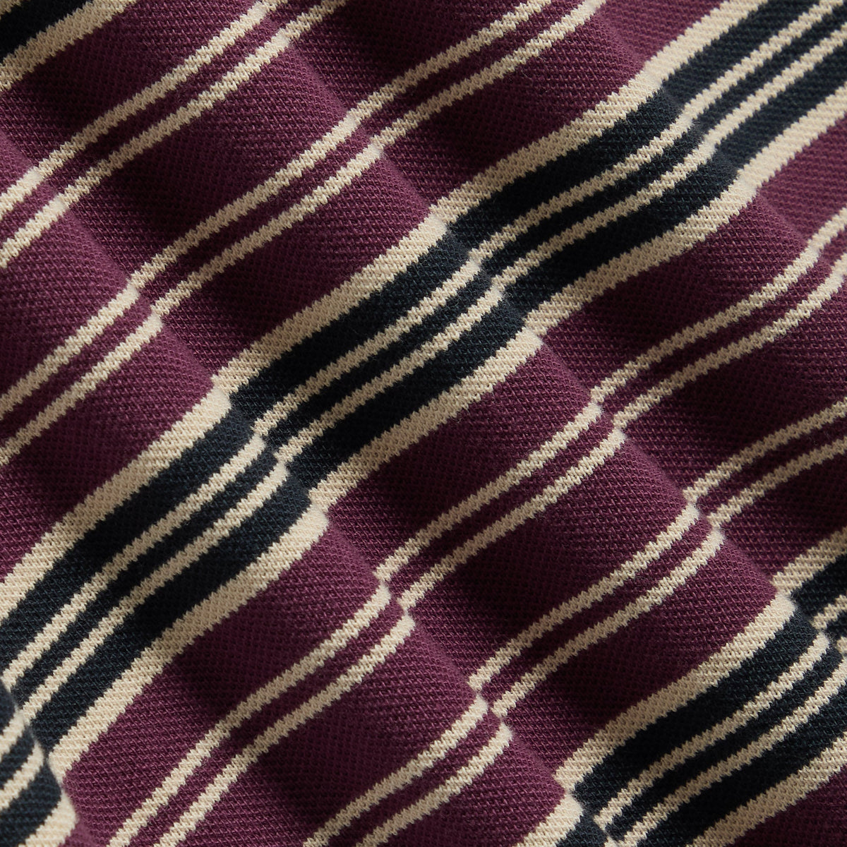 Kith Women Breda Striped Polo - Black - PH