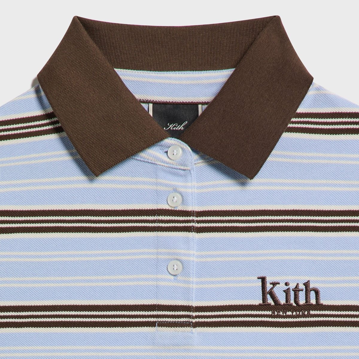 Kith Women Selwyn Striped Polo Long Sleeve - Almas - PH