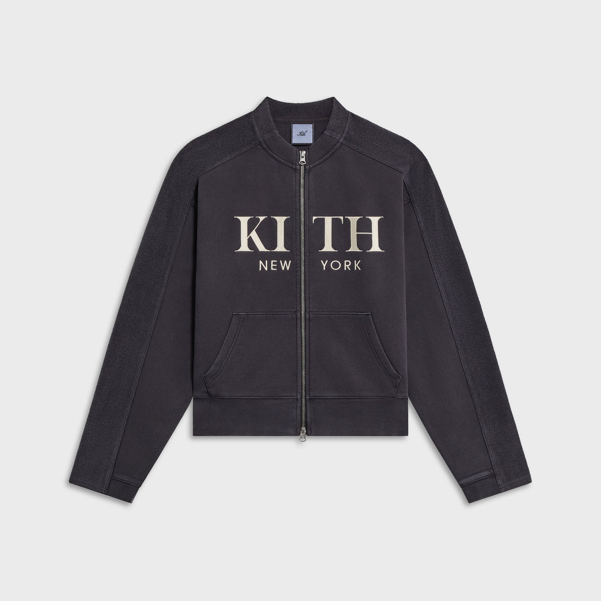 Kith Women Peige Panelled Oversized Zip Jacket - Black - PH
