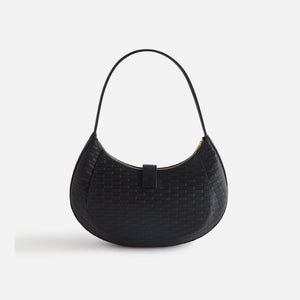 Kith Women Saffiano Saddle Bag in Kith Monogram - Black PH