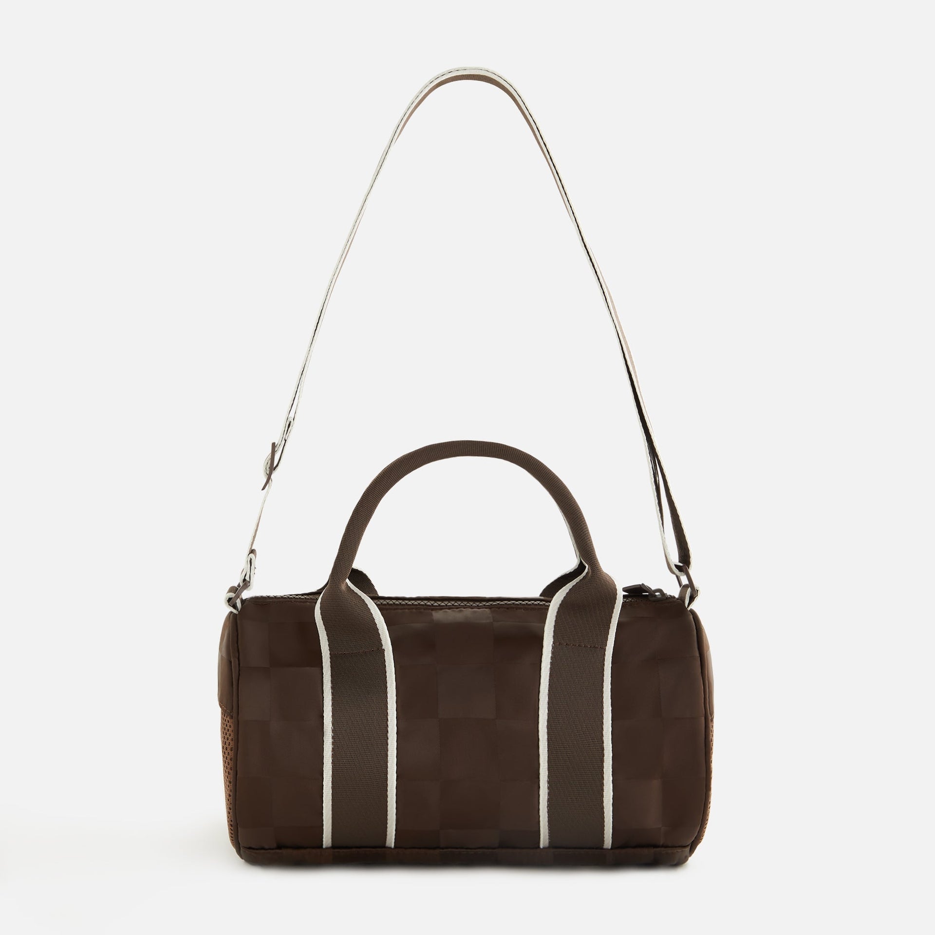 Kith Women Checkered Satin Mini Duffle Bag - Derby PH