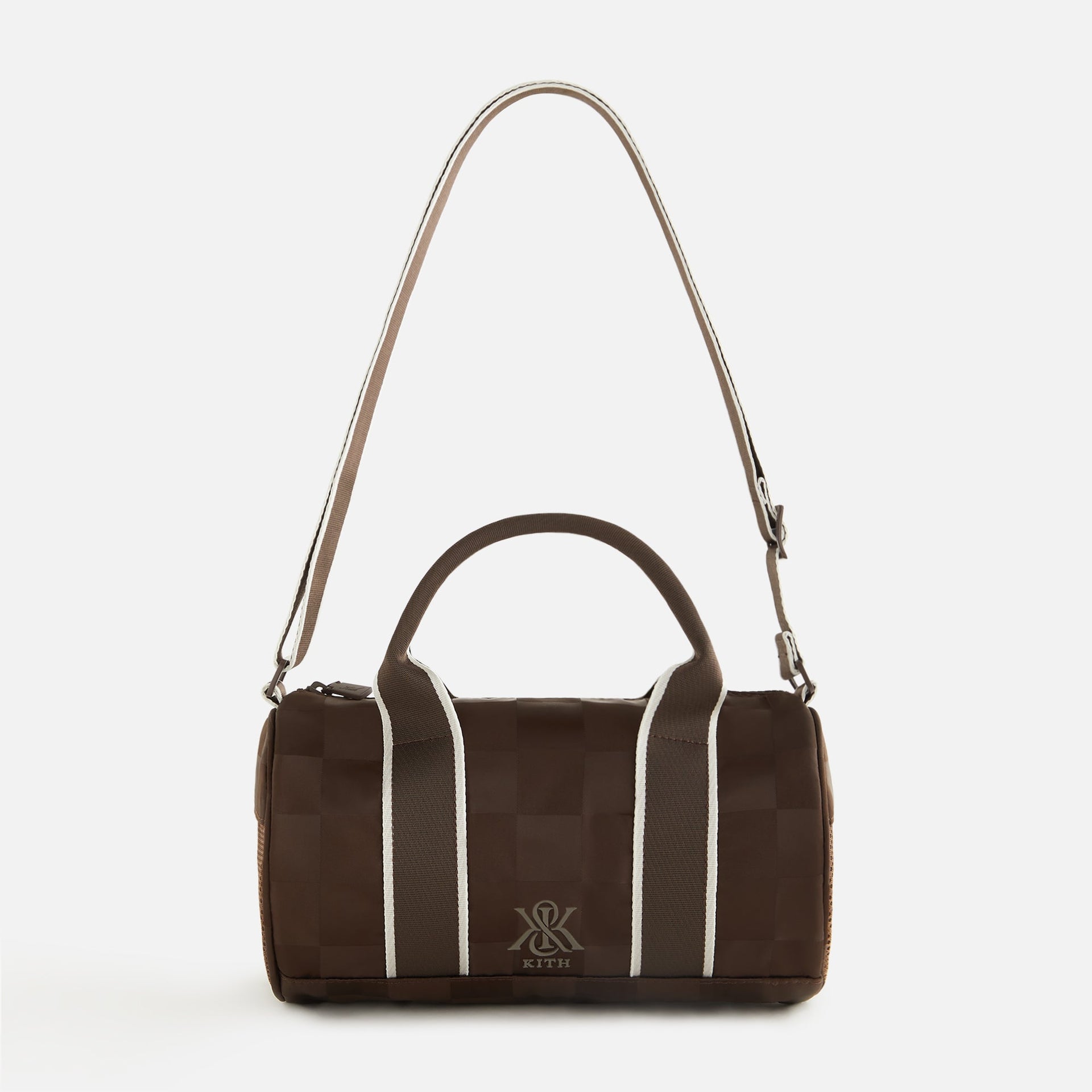 Kith Women Checkered Satin Mini Duffle Bag - Derby