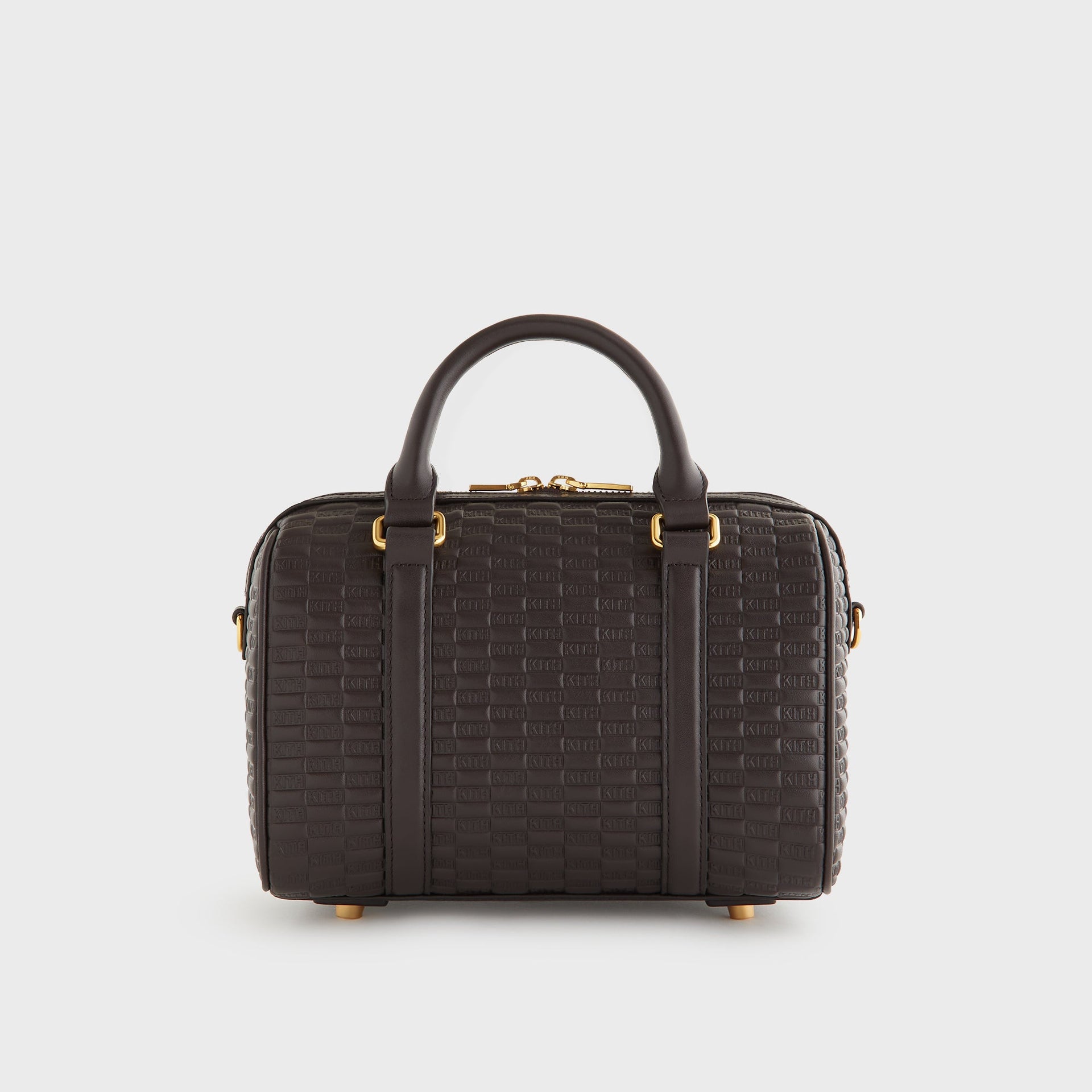 Kith Women Leather Monogram Smooth Harlowe Bag - Ganache