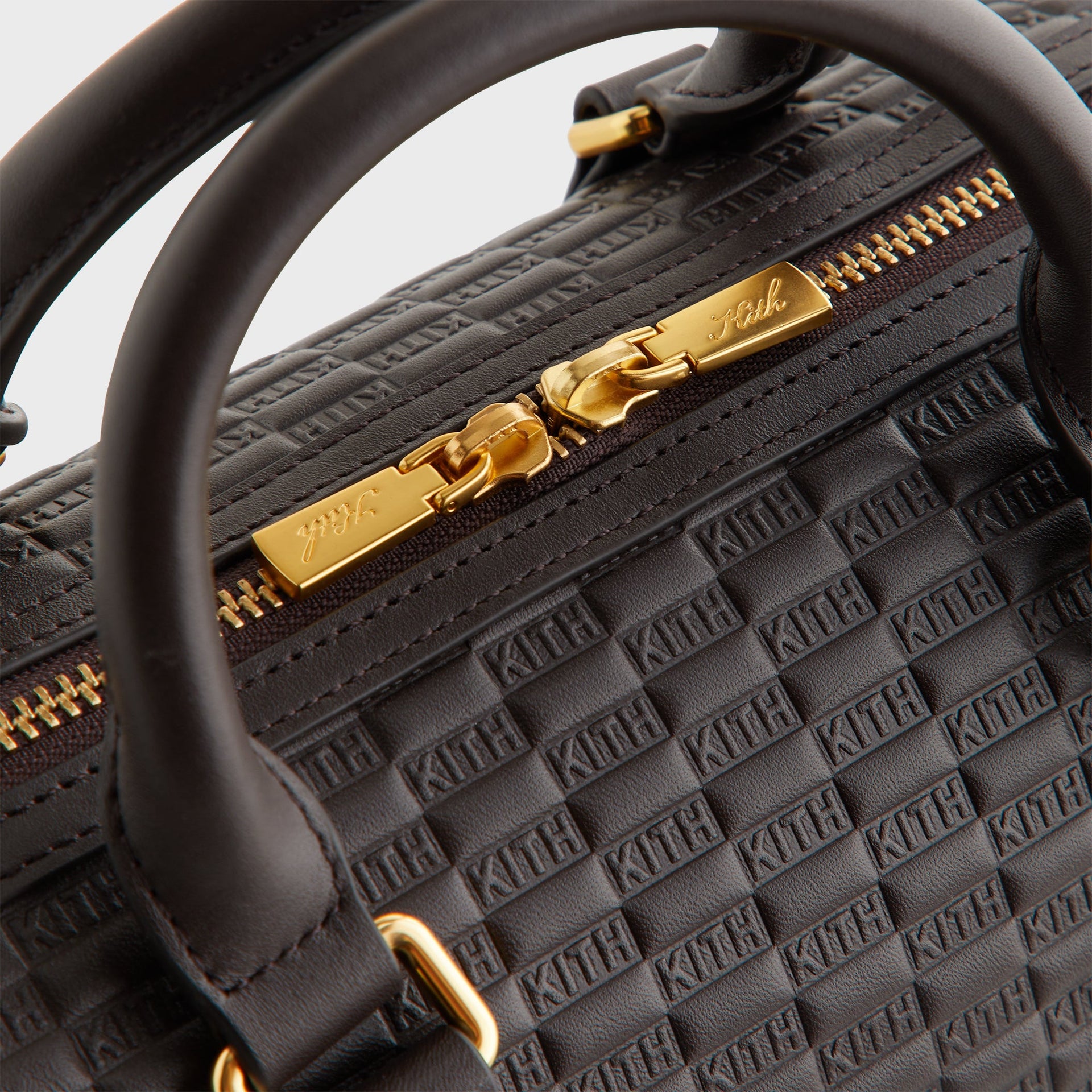 Kith Women Leather Monogram Smooth Harlowe Bag - Ganache