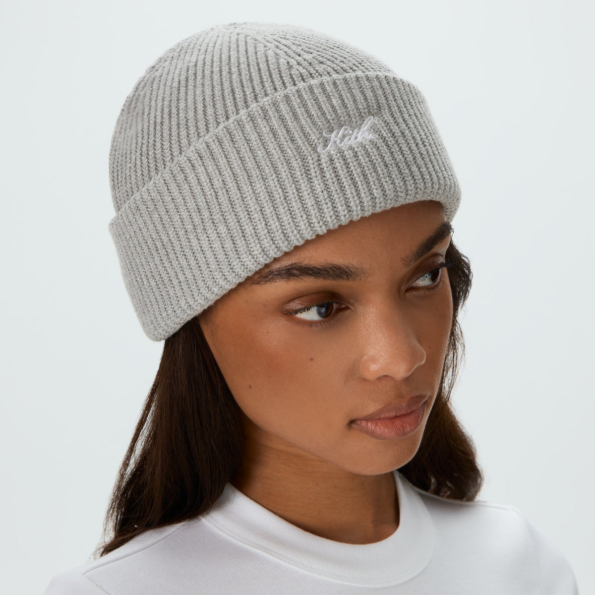 Kith Women Script Mia Beanie - Cool Heather Grey