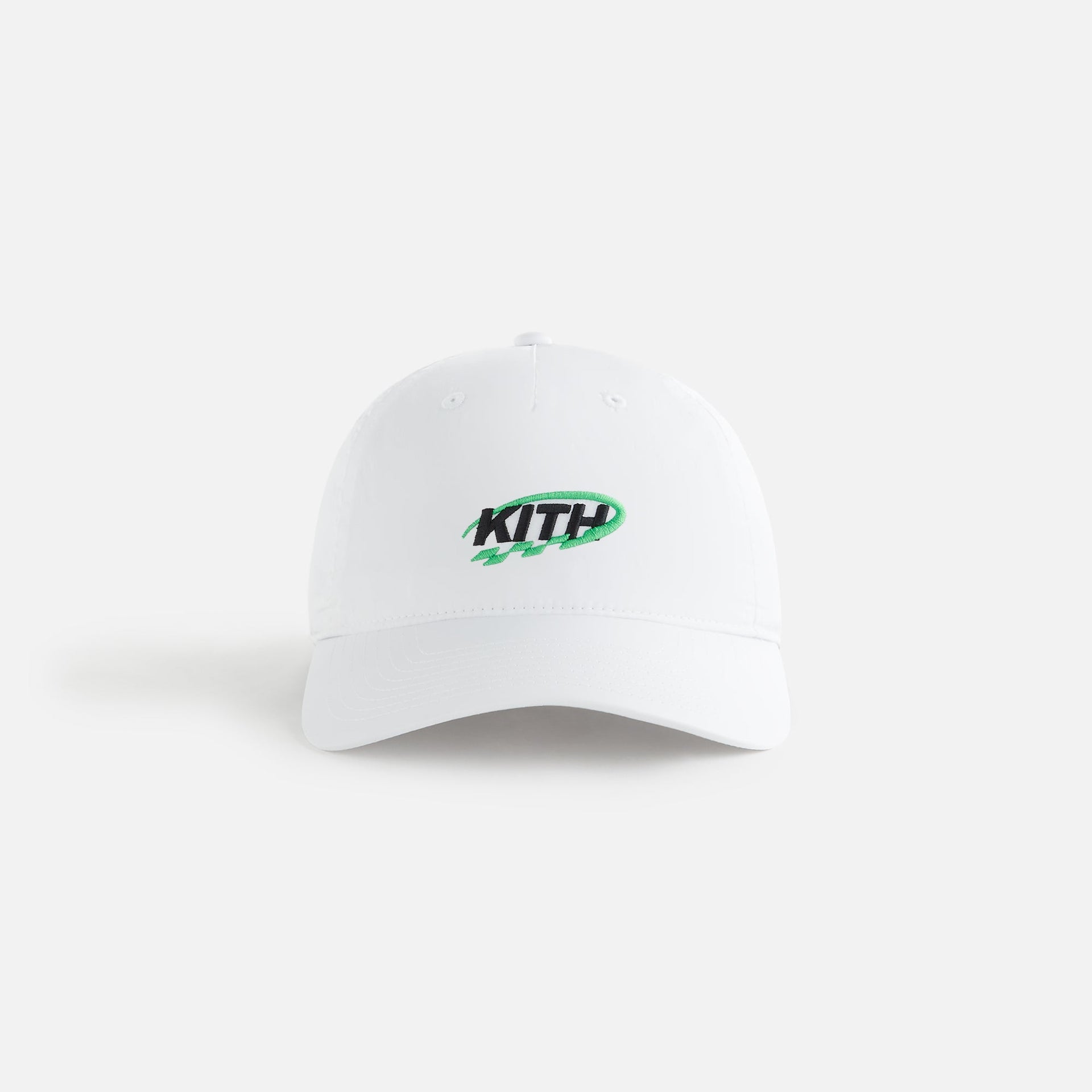 Kith Women GT Logo Nylon Low Pinch Crown Cap - White