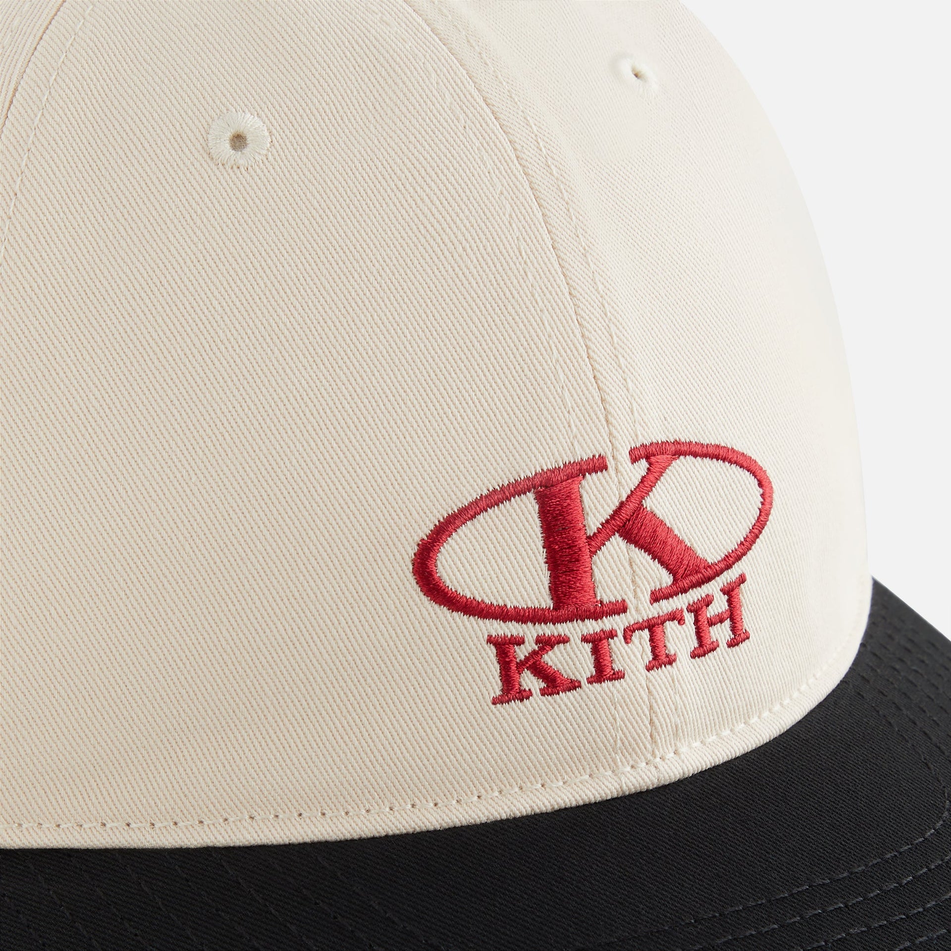 Kith Women Ellipse Logo Twill Classic Cap - Sandrift