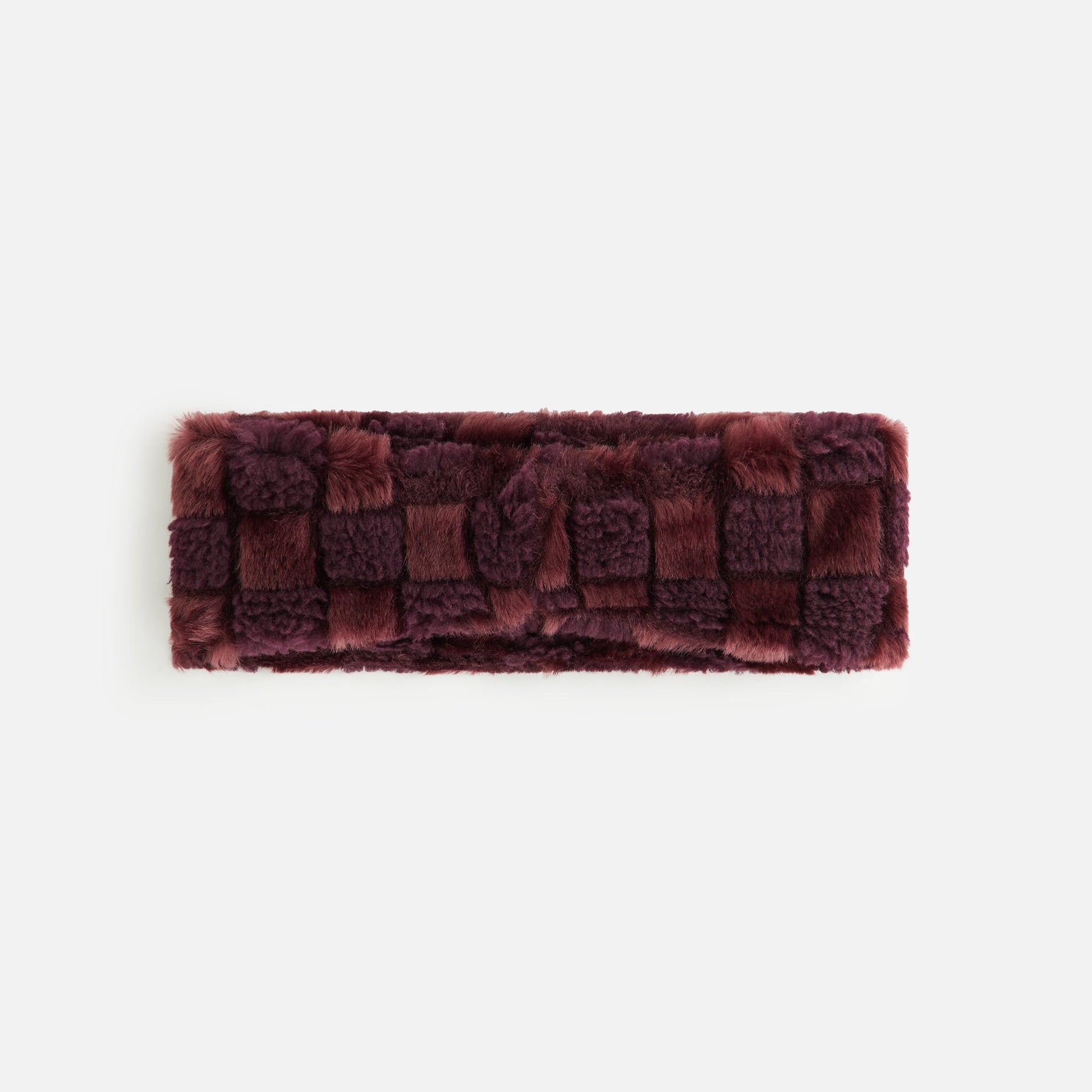 Kith Women Jacquard Fur Headband - Magma