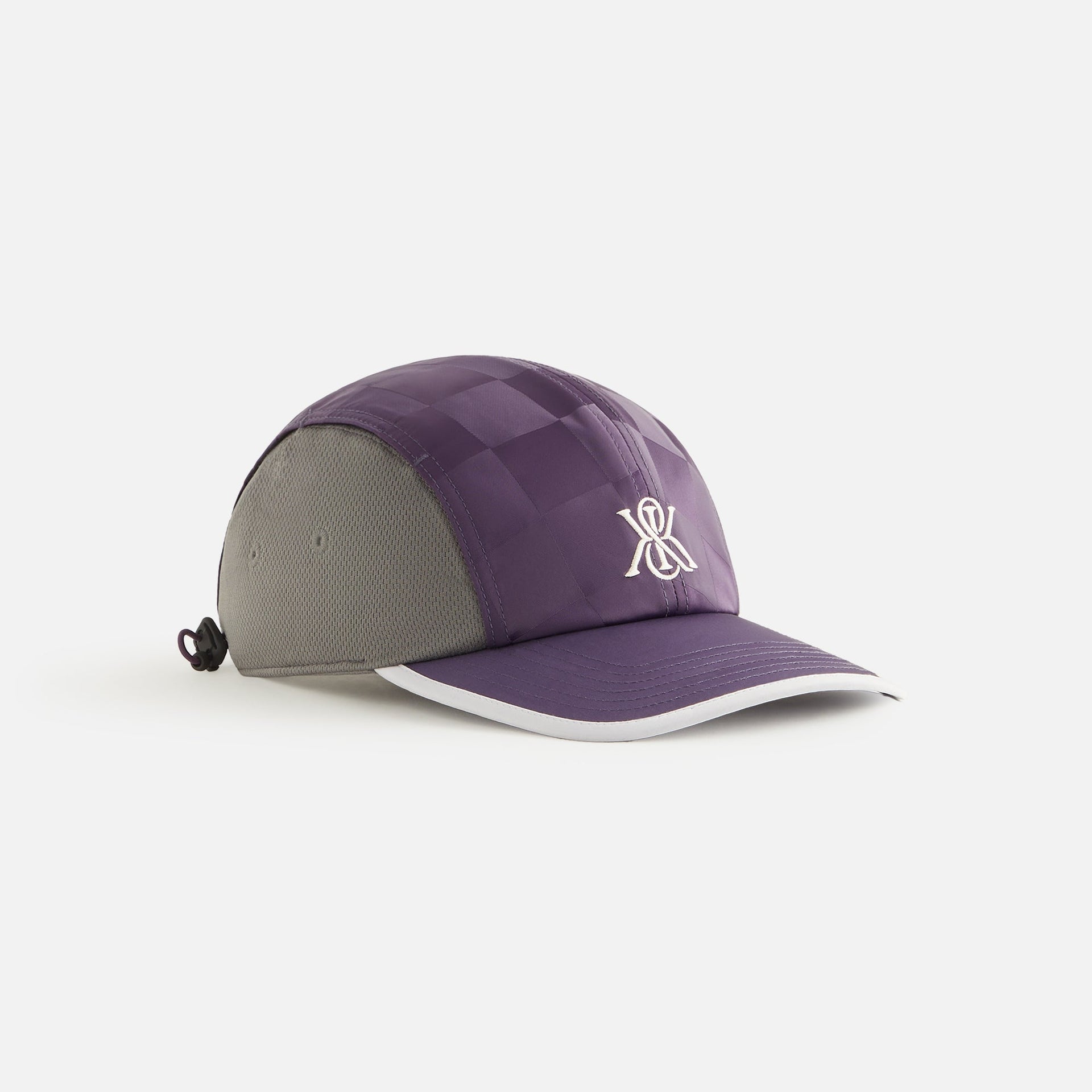 Kith Women Checkered Satin Camper Cap - Nightshade