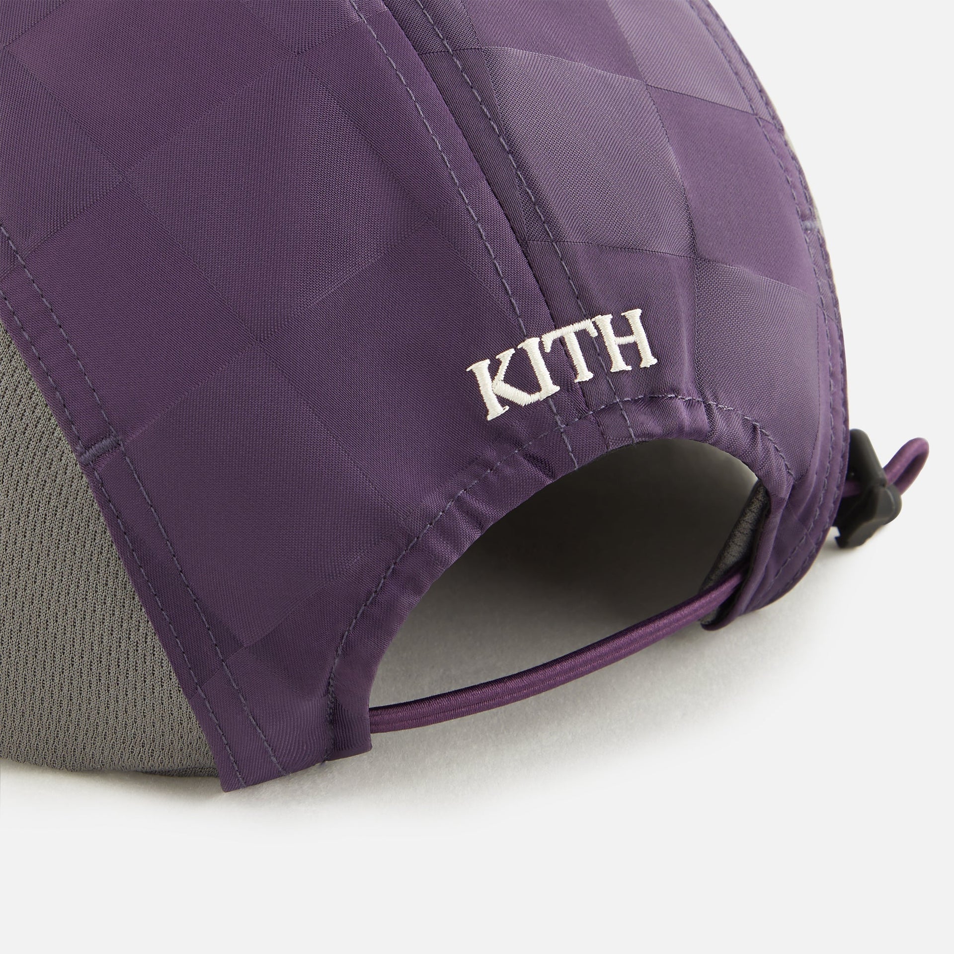 Kith Women Checkered Satin Camper Cap - Nightshade PH