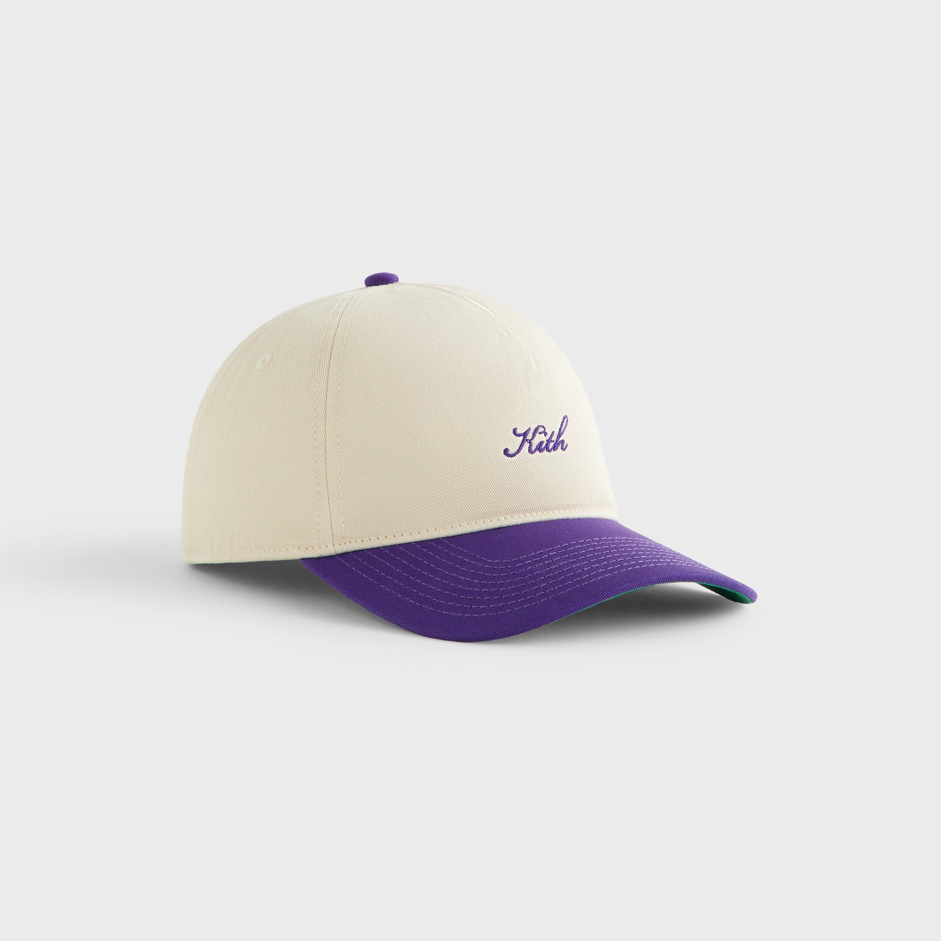 Kith Women Two-Tone Cotton Twill Pinch Crown Cap - Sandrift