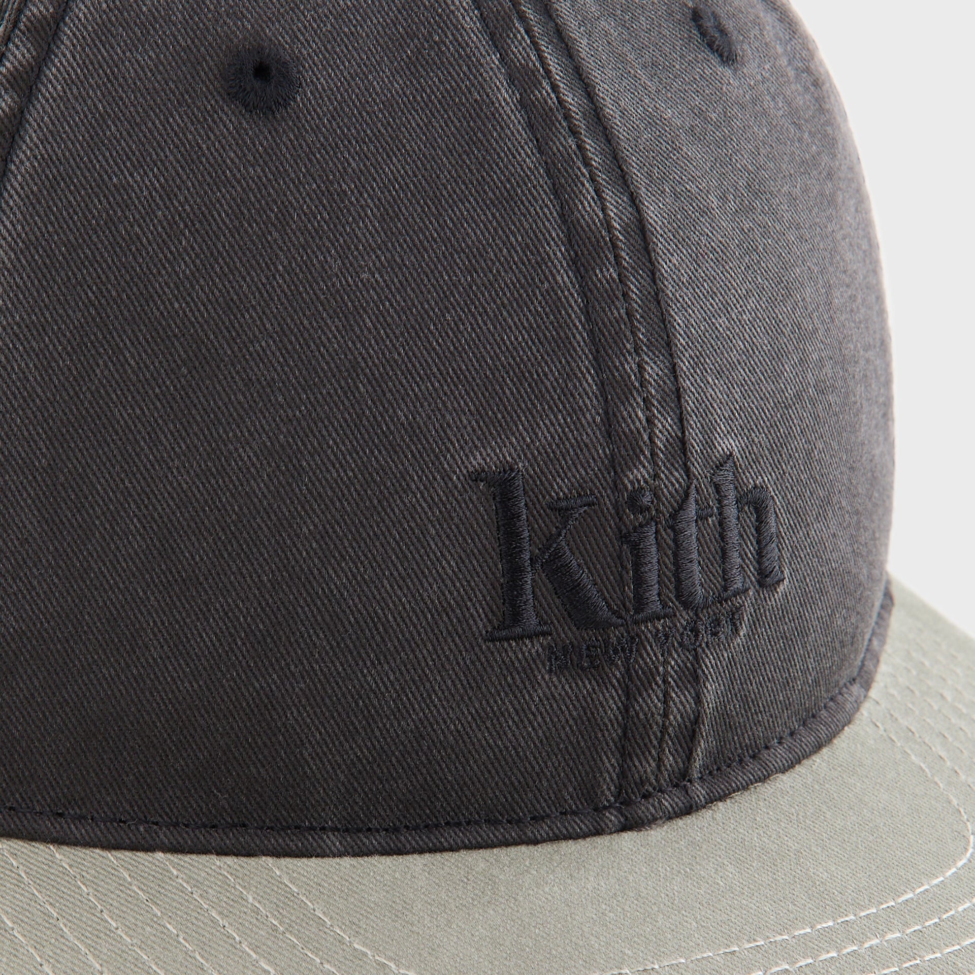 Kith Women Washed Twill Serif Bay Low Classic Cap - Black - PH
