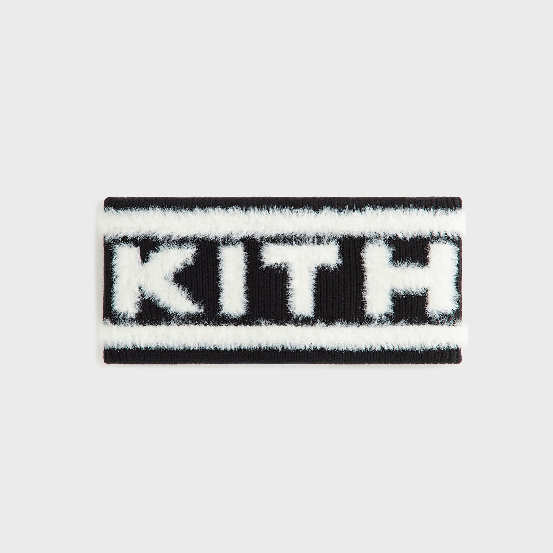 Kith Women Jacquard Rib Headband - Black