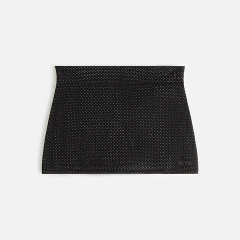 Kith Women Ember Studded Knit Mini Skirt - Black