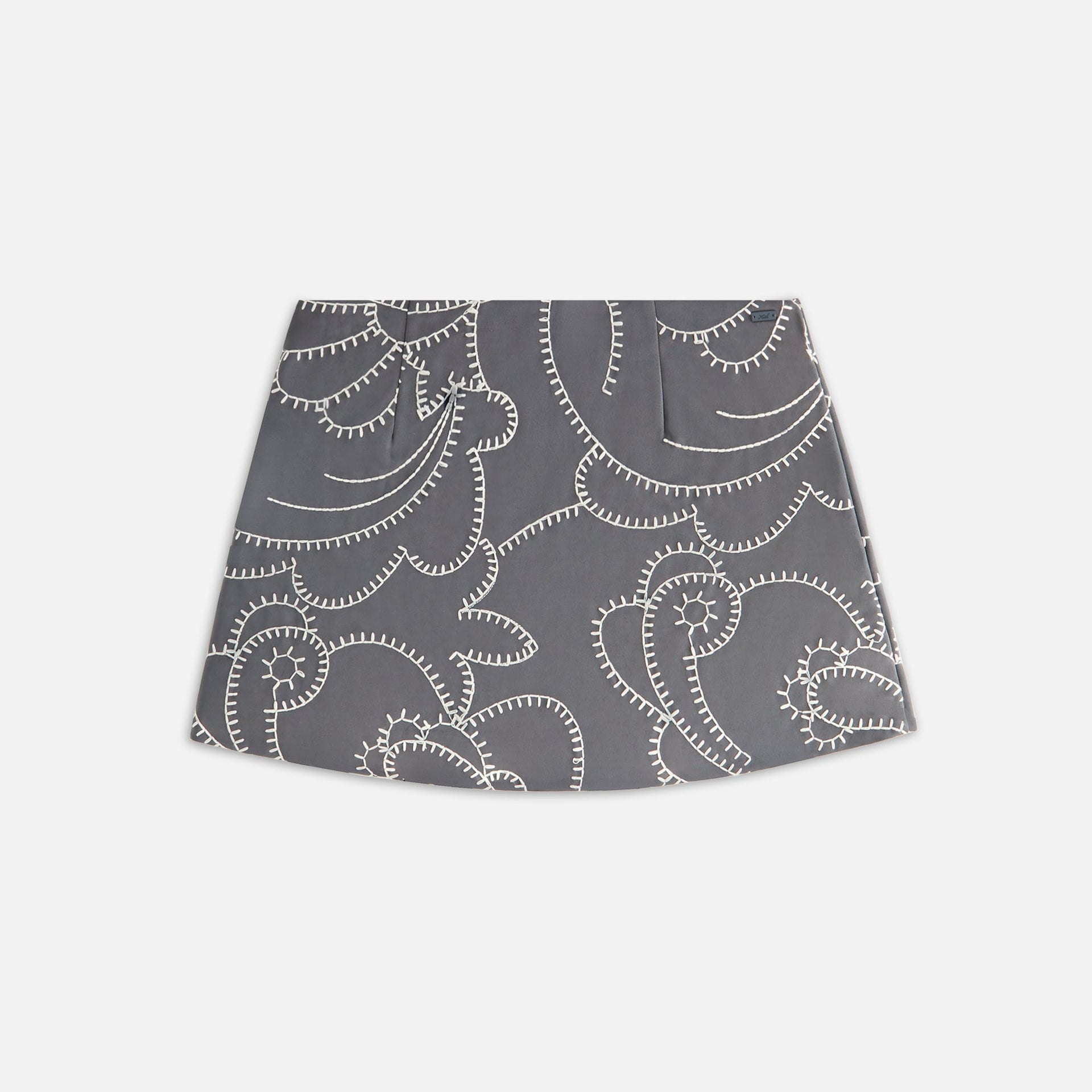 Kith Women Ashtyn Blanket Stitch Mini Skirt - Asteroid