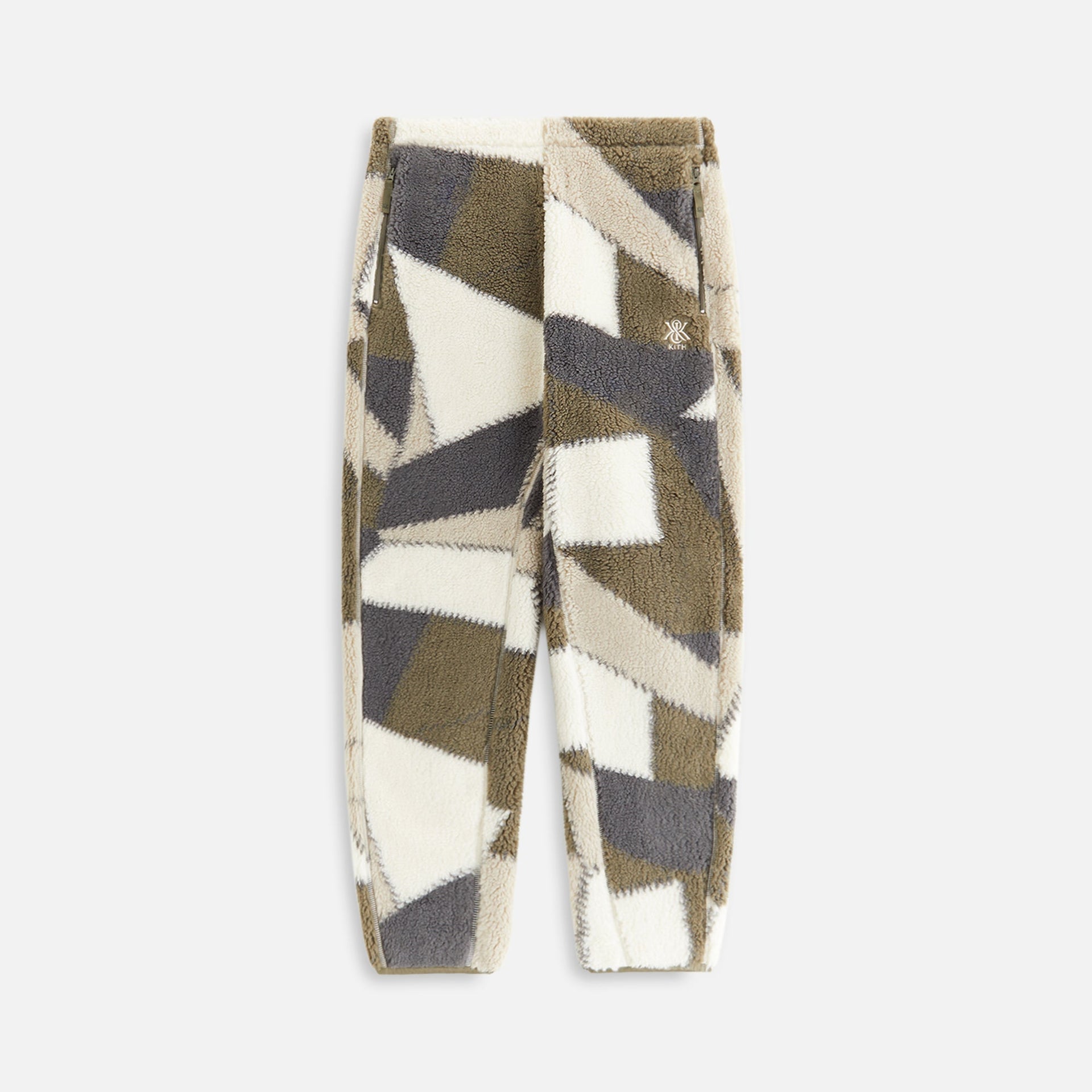 Kith Women Chelsea III Patchwork Fleece Jogger - Plaster PH