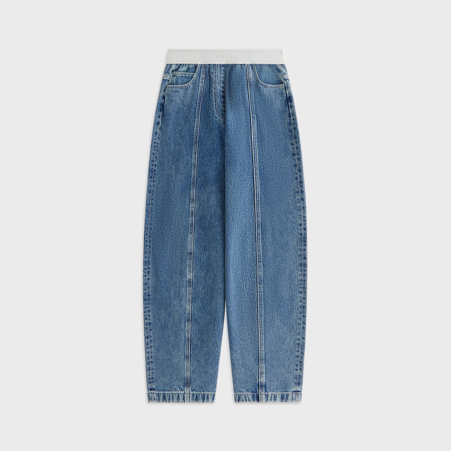 Kith Women Dana Logo Denim Pant - Luka Wash