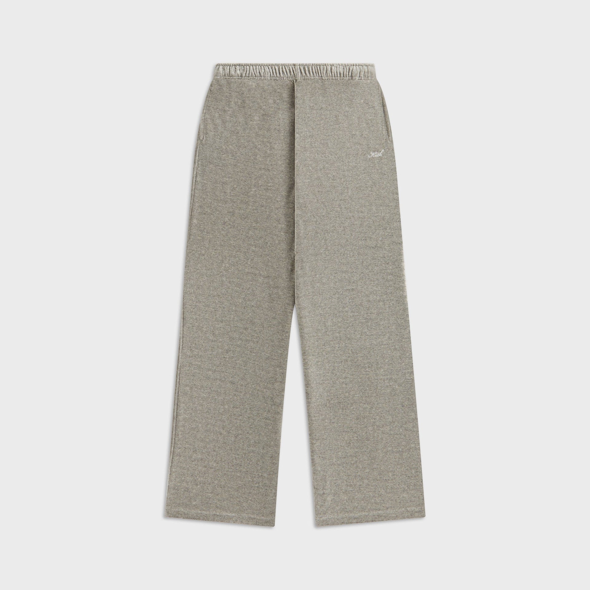 Kith Women Ava II Velour Pant - Light Heather Grey - PH