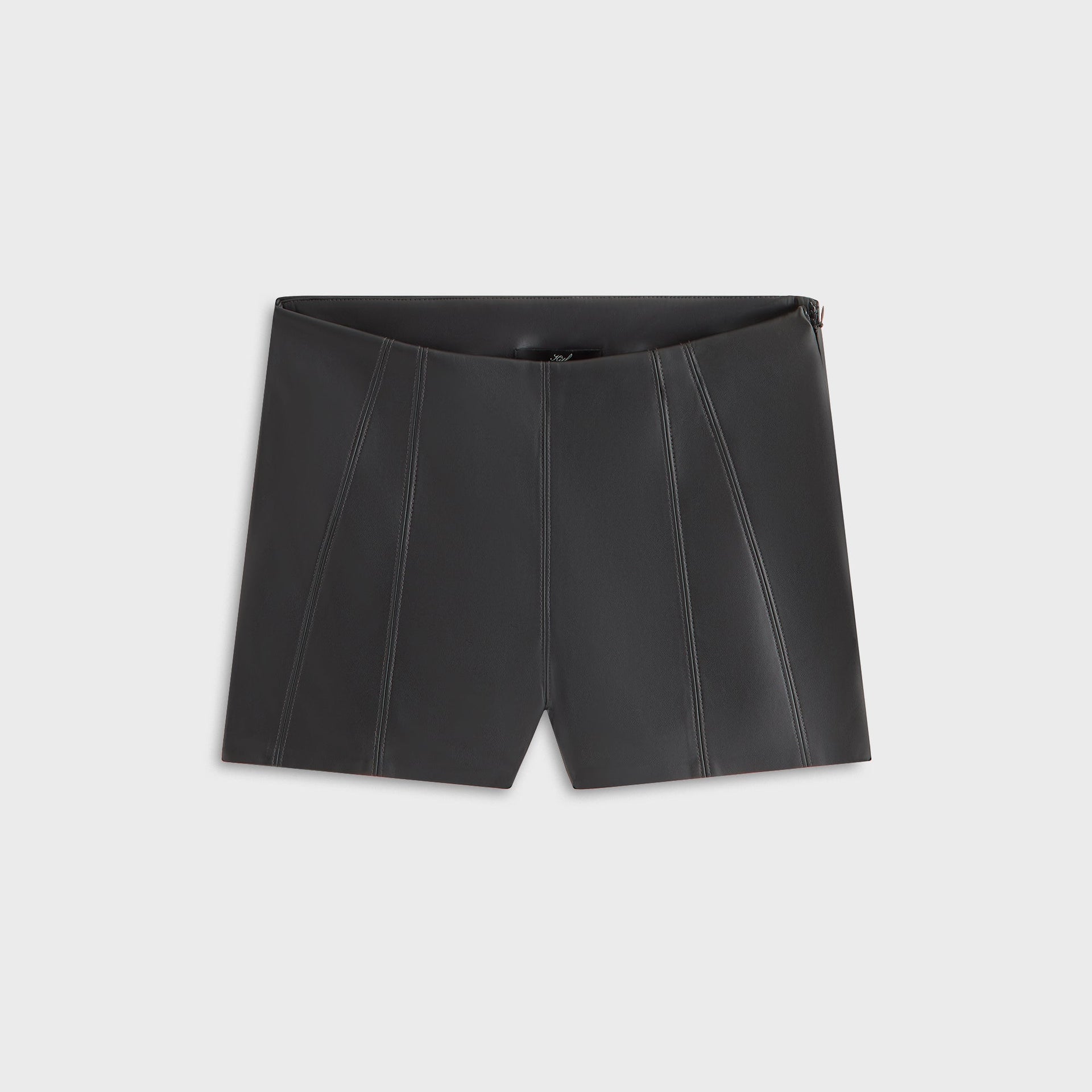 Kith Women Somi Faux Leather Hot Short - Black - PH