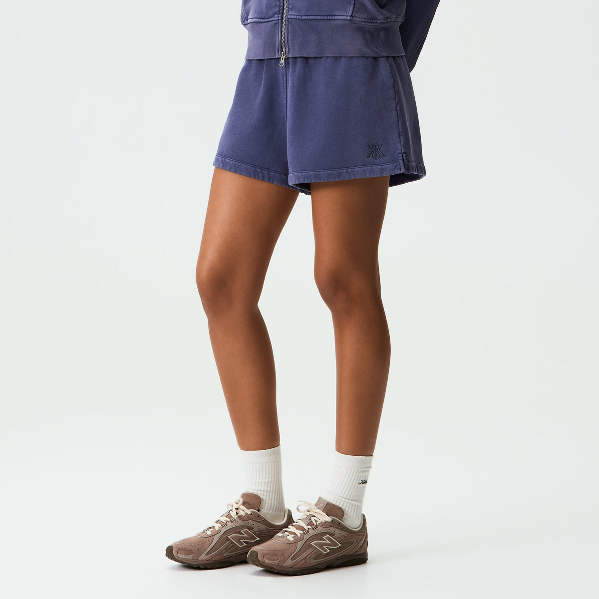 Kith Women Keira Fleece Micro Short - Neptune - PH