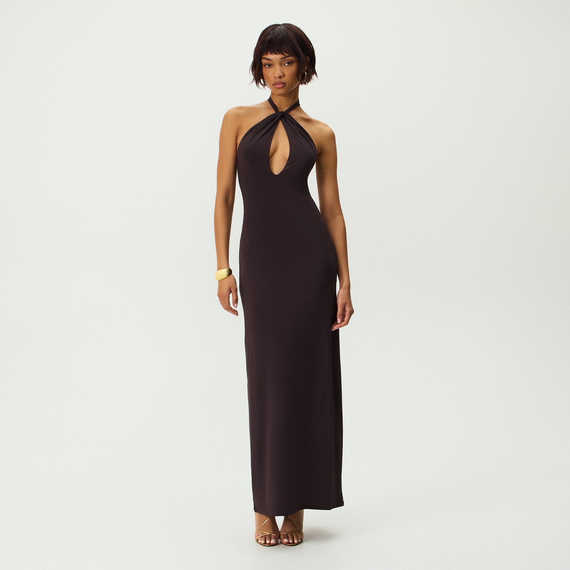 Kith Women Sasha Halter Maxi Dress - Incognito